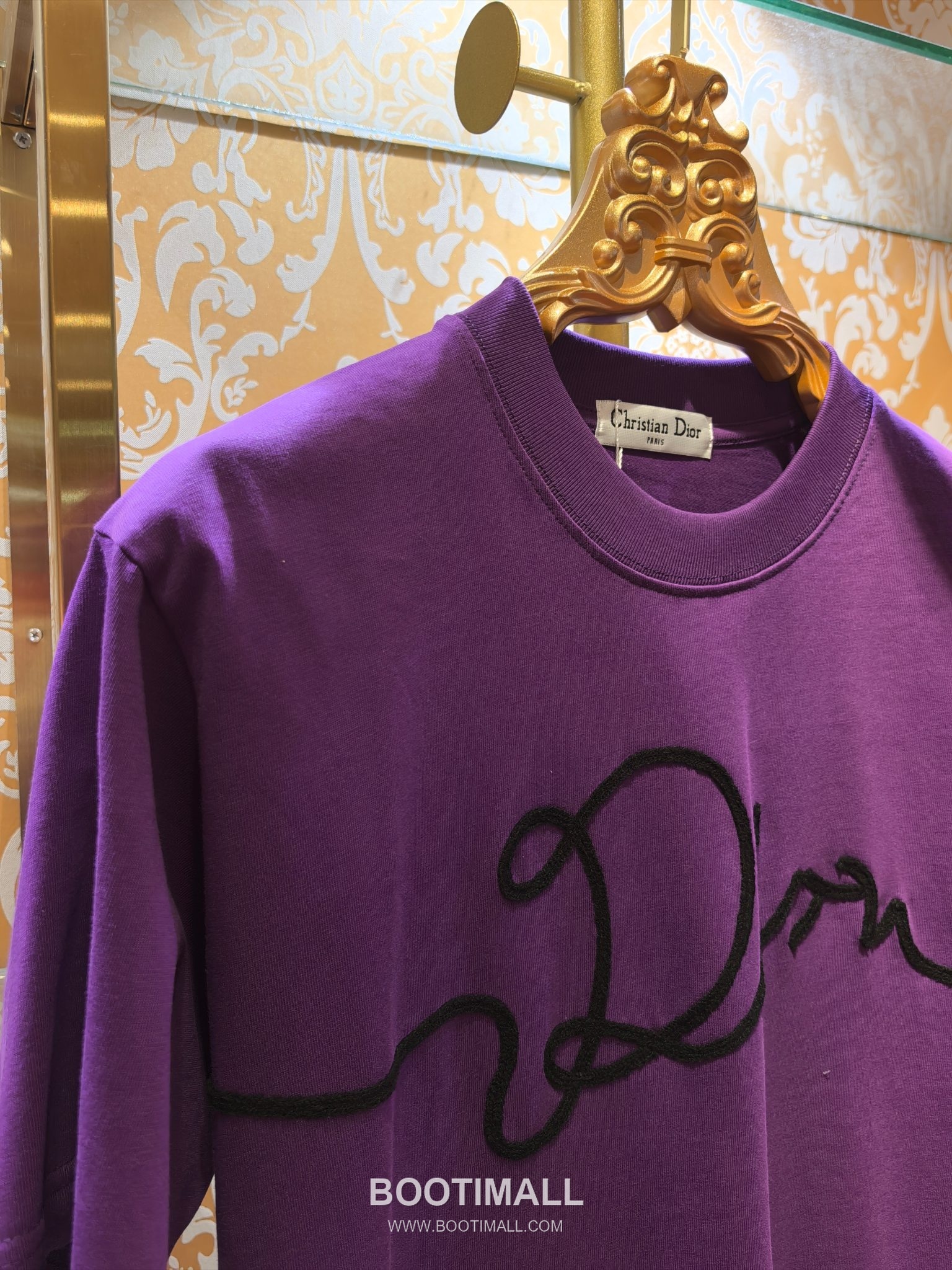 Dior Wave Embroidery Tee Black T-Shirt 디올 웨이브 자수 티 블랙 반팔 티셔츠 7