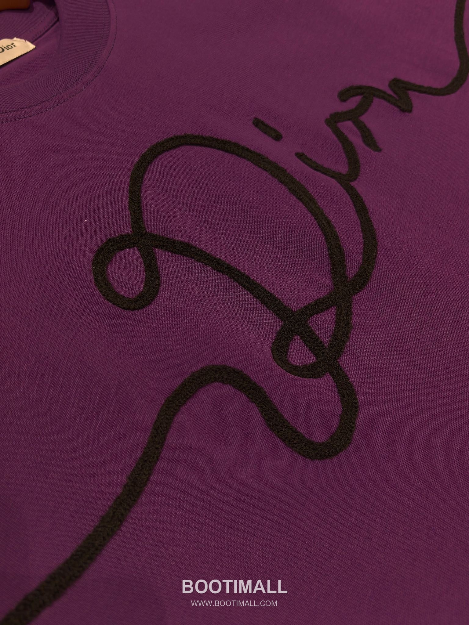 Dior Wave Embroidery Tee Black T-Shirt 디올 웨이브 자수 티 블랙 반팔 티셔츠 8