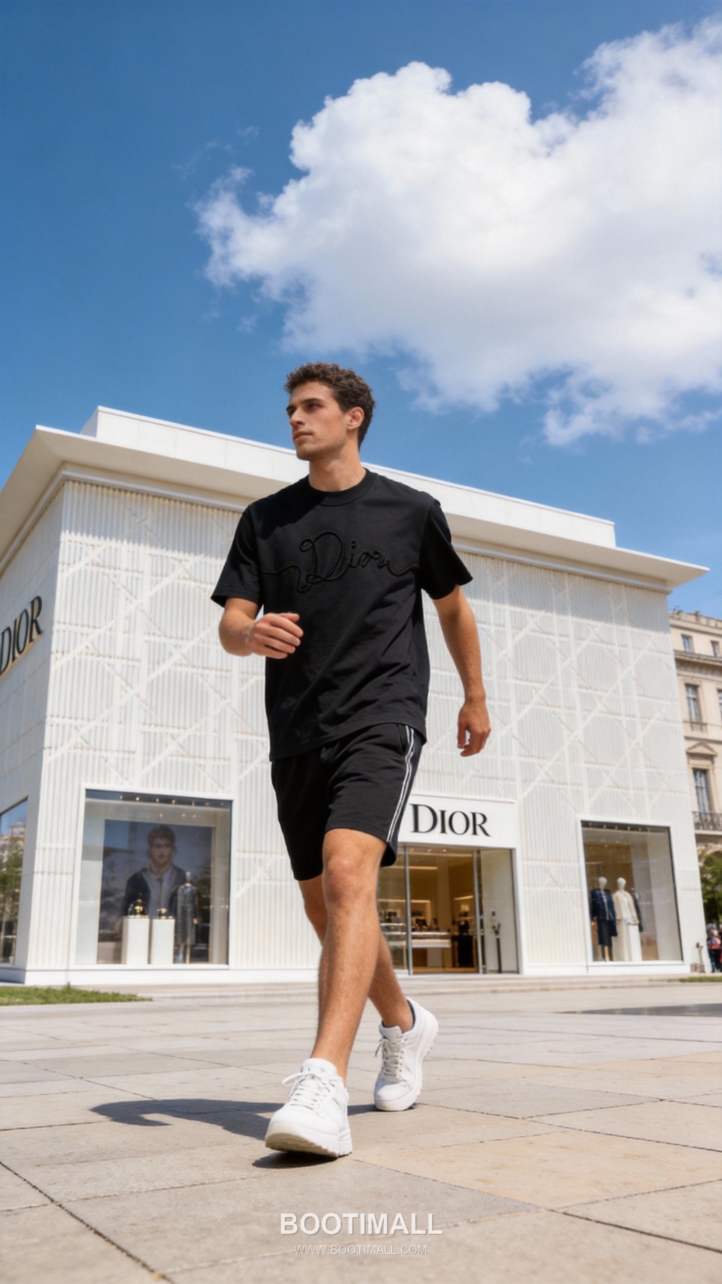 Dior Wave Embroidery Tee Black T-Shirt 디올 웨이브 자수 티 블랙 반팔 티셔츠 3