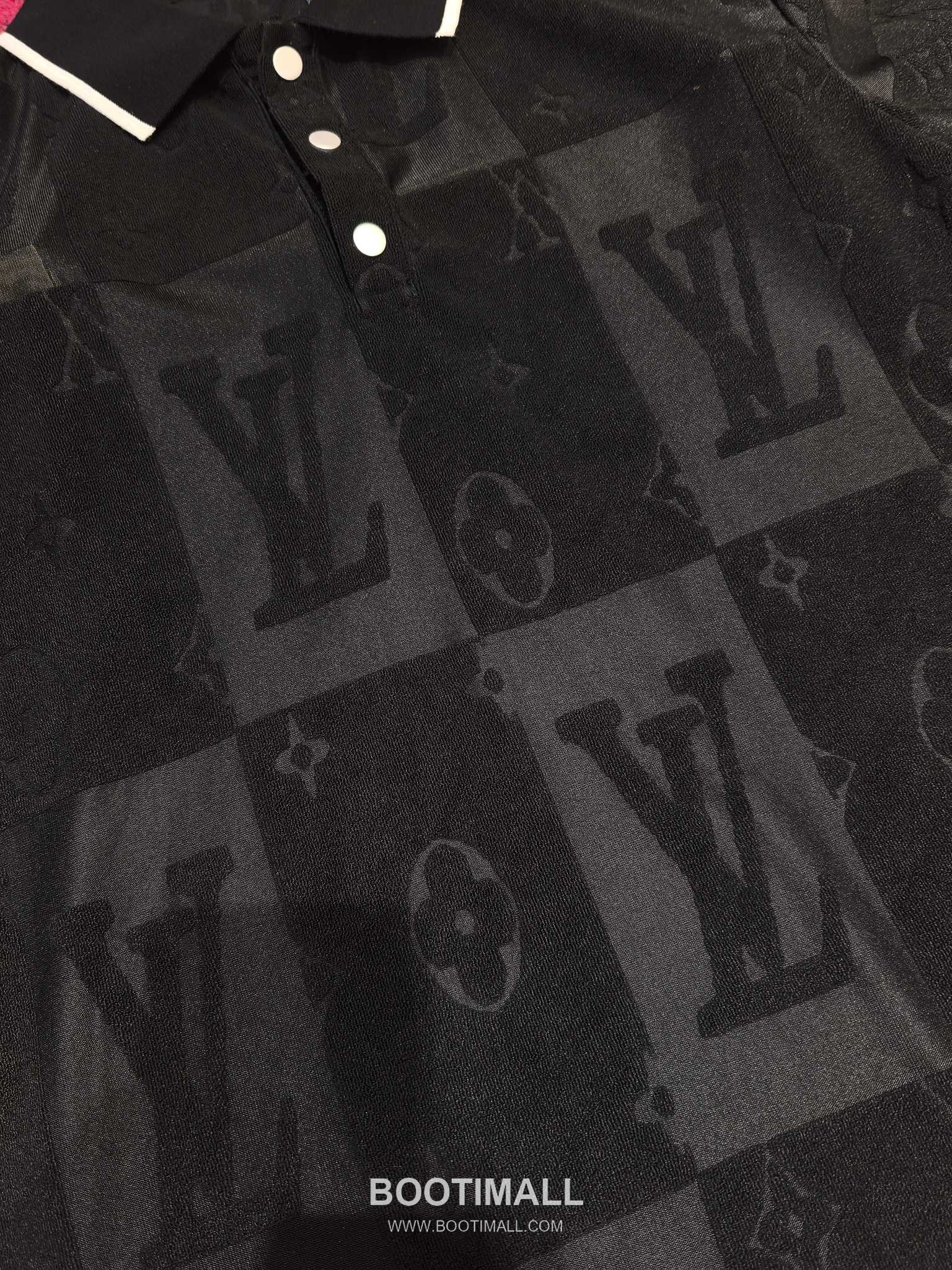 Louis Vuitton DG Jacquard Knit Polo White Polo Shirt 루이비통 DG 자카드 니트 폴로 화이트 폴로 셔츠 7