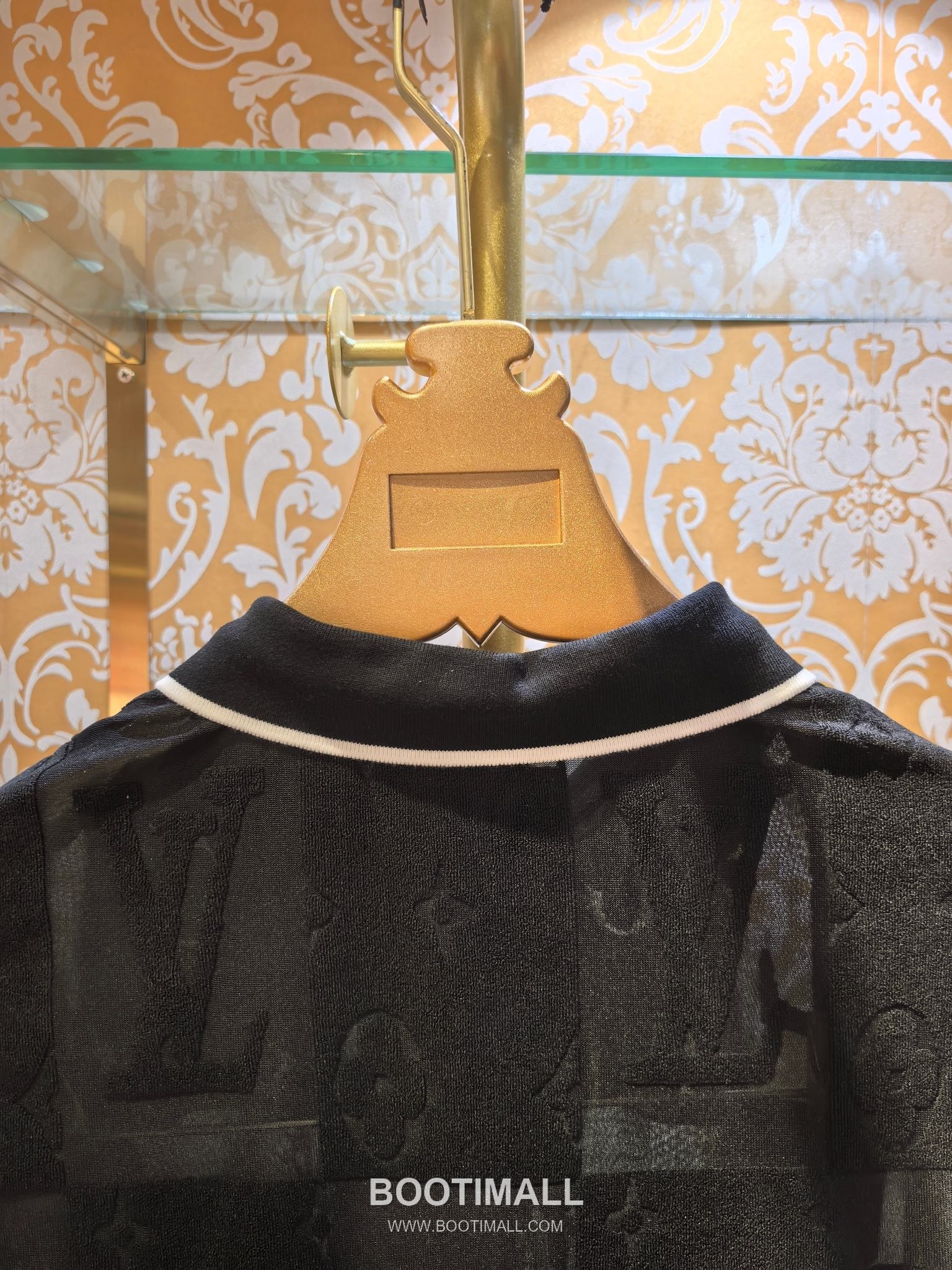 Louis Vuitton DG Jacquard Knit Polo White Polo Shirt 루이비통 DG 자카드 니트 폴로 화이트 폴로 셔츠 8