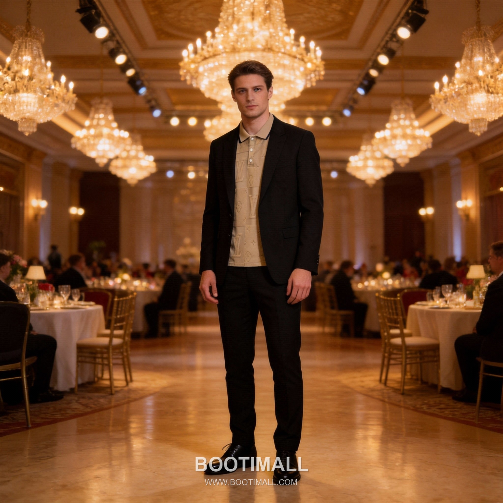 Louis Vuitton DG Jacquard Knit Polo White Polo Shirt 루이비통 DG 자카드 니트 폴로 화이트 폴로 셔츠 2