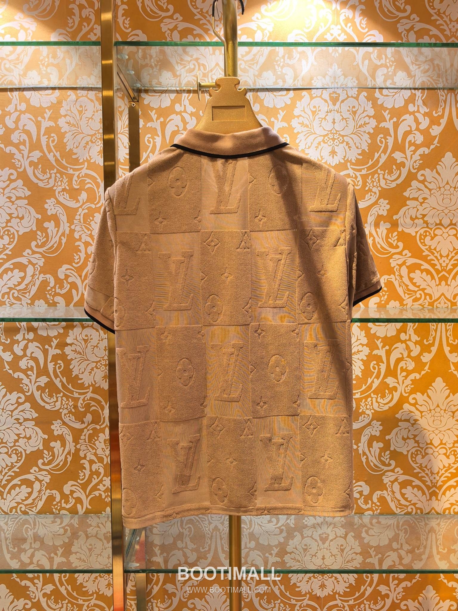 Louis Vuitton DG Jacquard Knit Polo White Polo Shirt 루이비통 DG 자카드 니트 폴로 화이트 폴로 셔츠 9