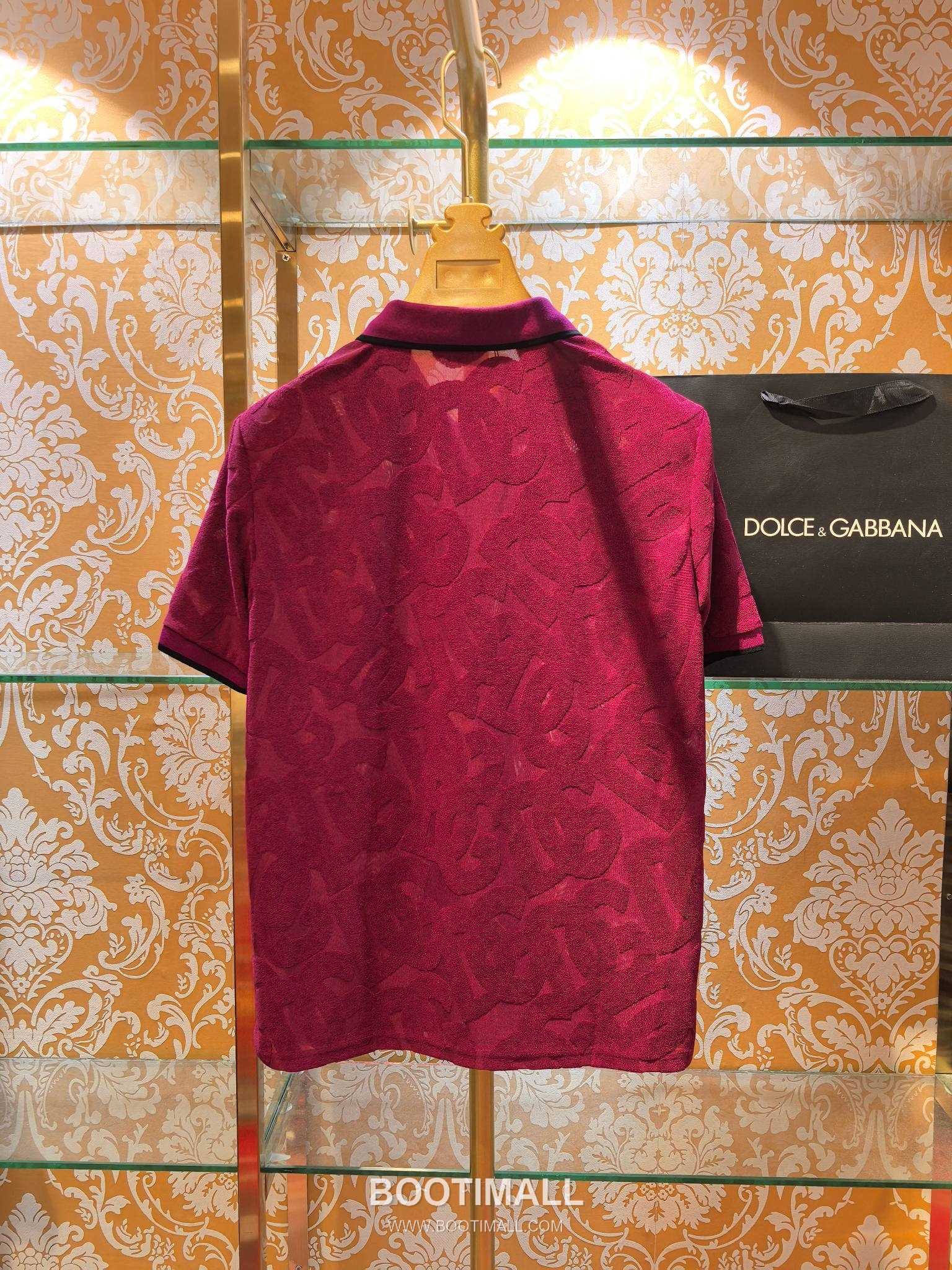 Dolce & Gabbana DG Jacquard Knit Polo Blue Polo Shirt 돌체앤가바나 DG 자카드 니트 폴로 블루 폴로 셔츠 10