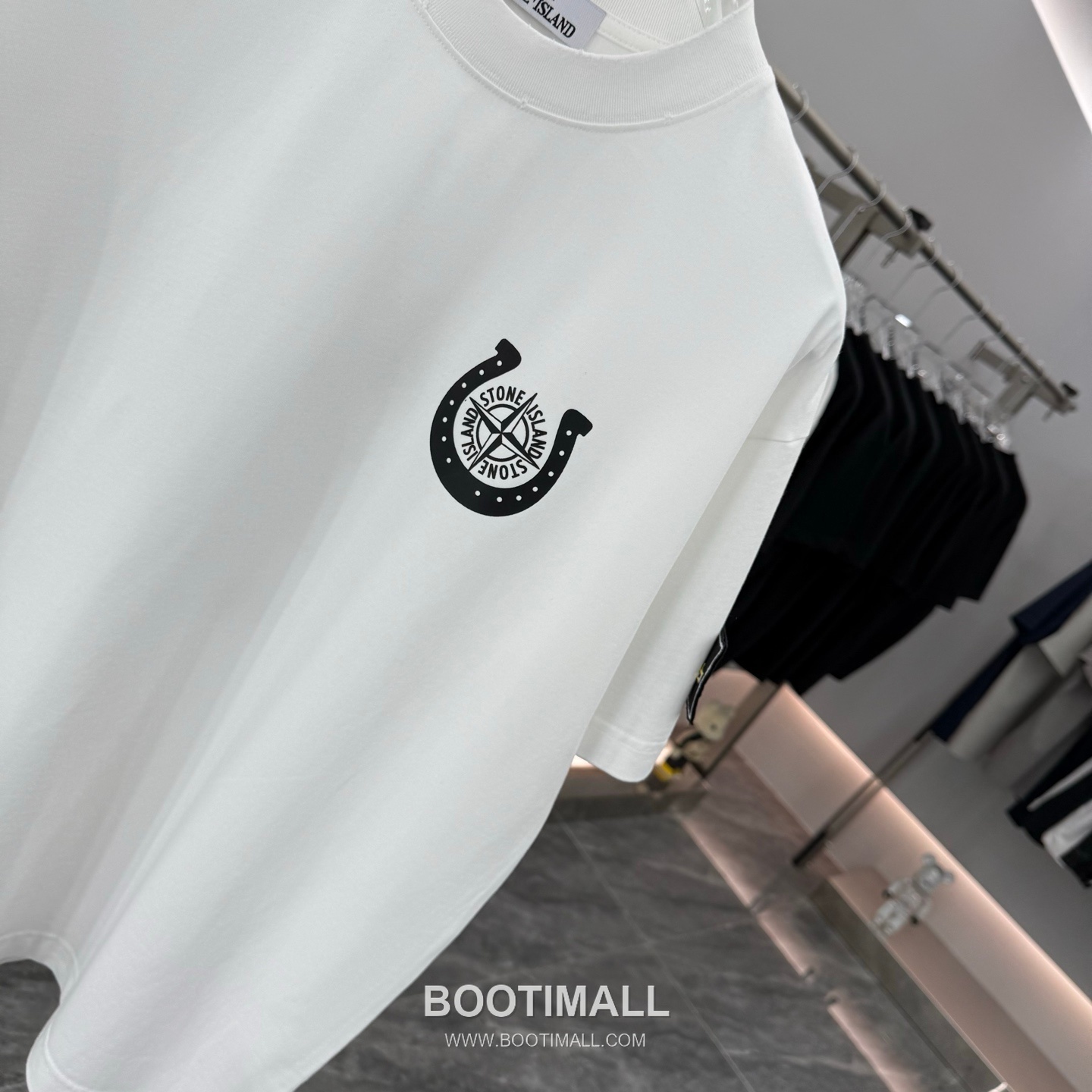 Stone Island 260g Crewneck Tee Black T-shirt 스톤아일랜드 260g 크루넥 티 블랙 티셔츠 5