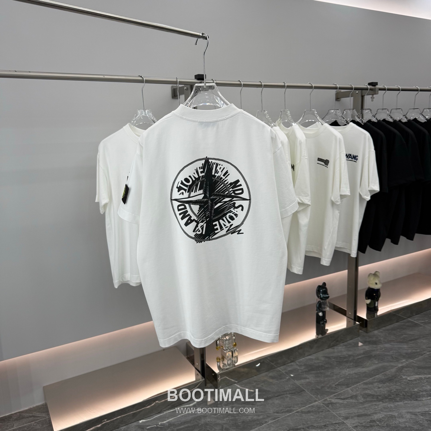 Stone Island 260g Crewneck Tee Black T-shirt 스톤아일랜드 260g 크루넥 티 블랙 티셔츠 8