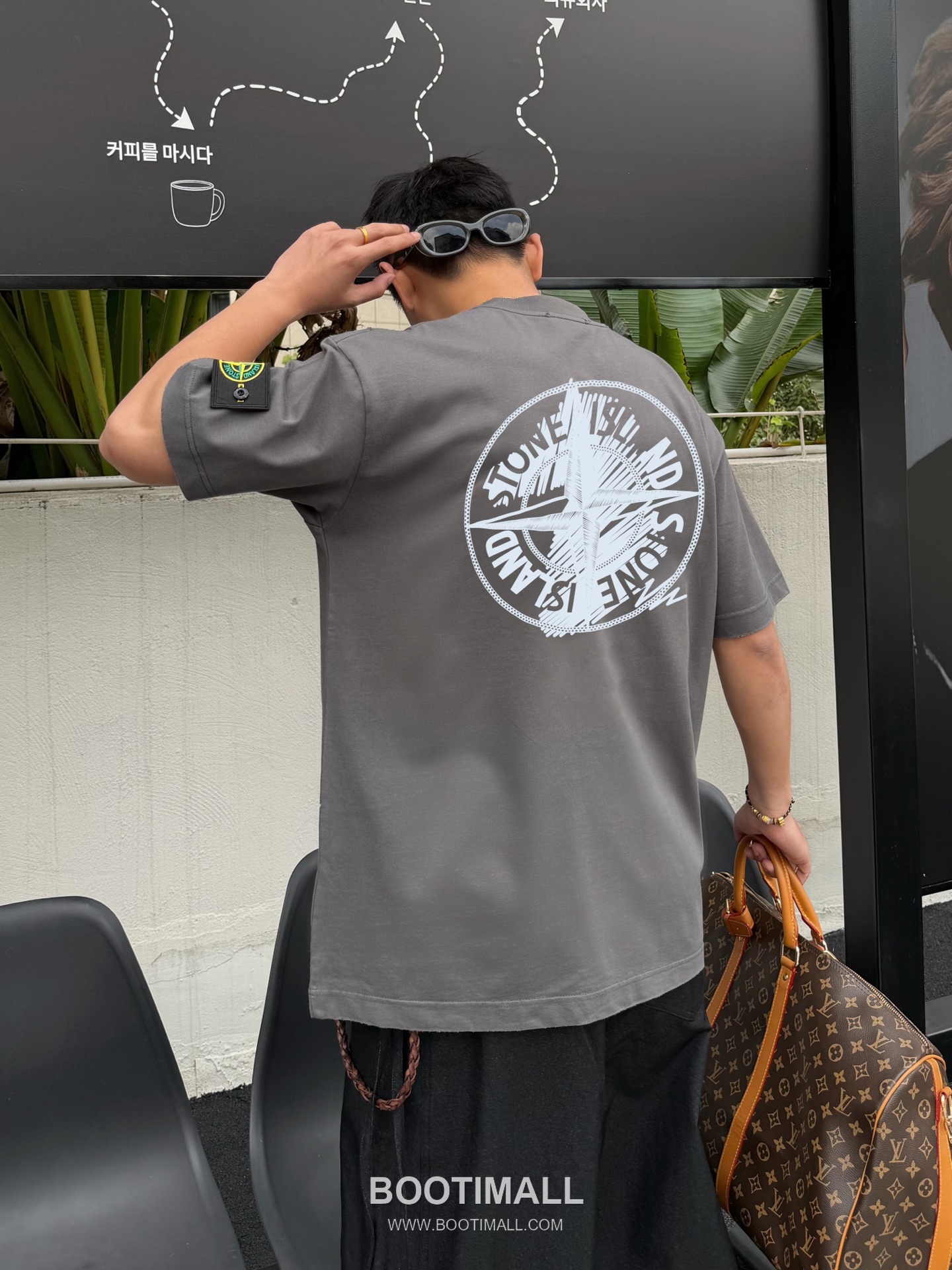 Stone Island 260g Crewneck Tee Black T-shirt 스톤아일랜드 260g 크루넥 티 블랙 티셔츠 4