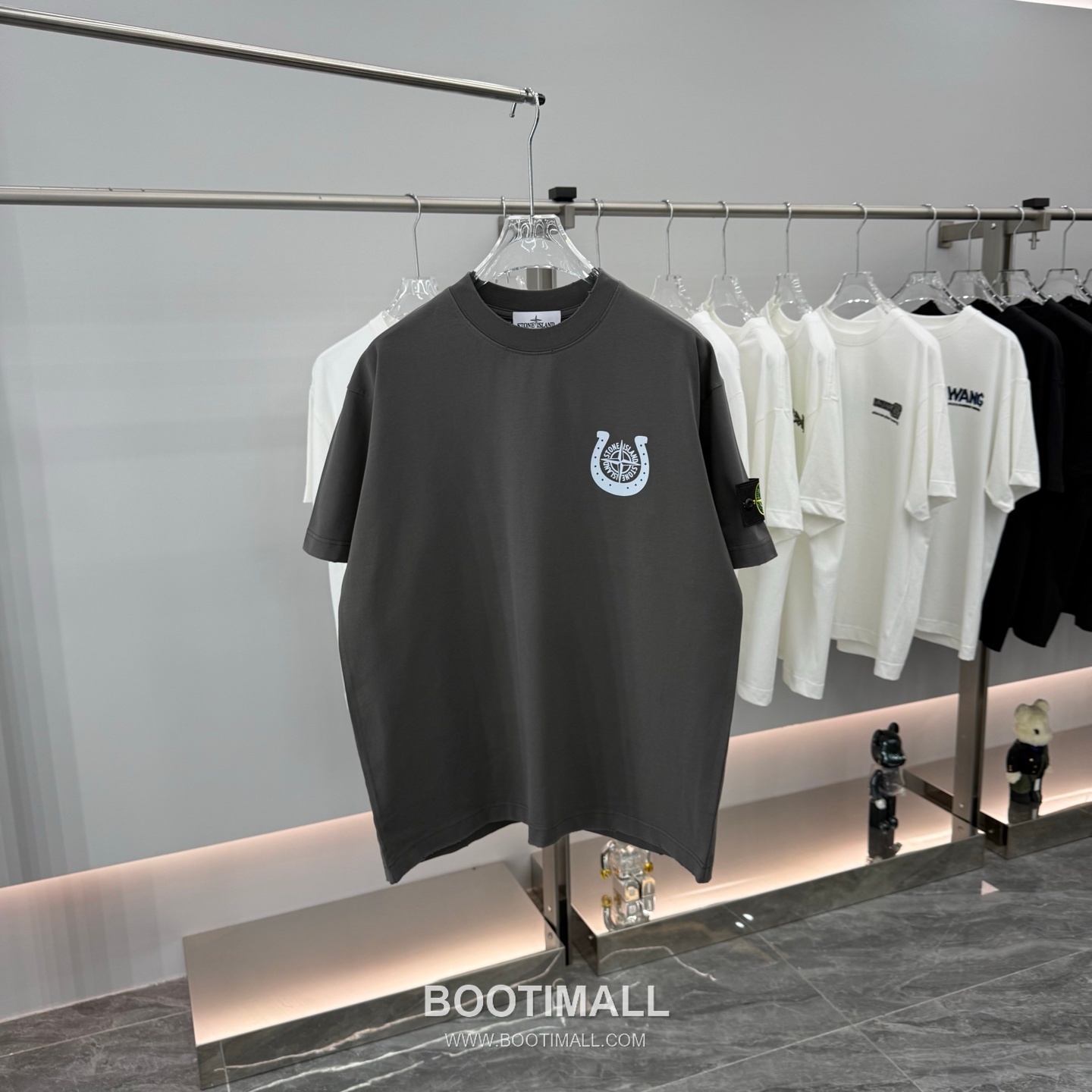 Stone Island 260g Crewneck Tee Black T-shirt 스톤아일랜드 260g 크루넥 티 블랙 티셔츠 7