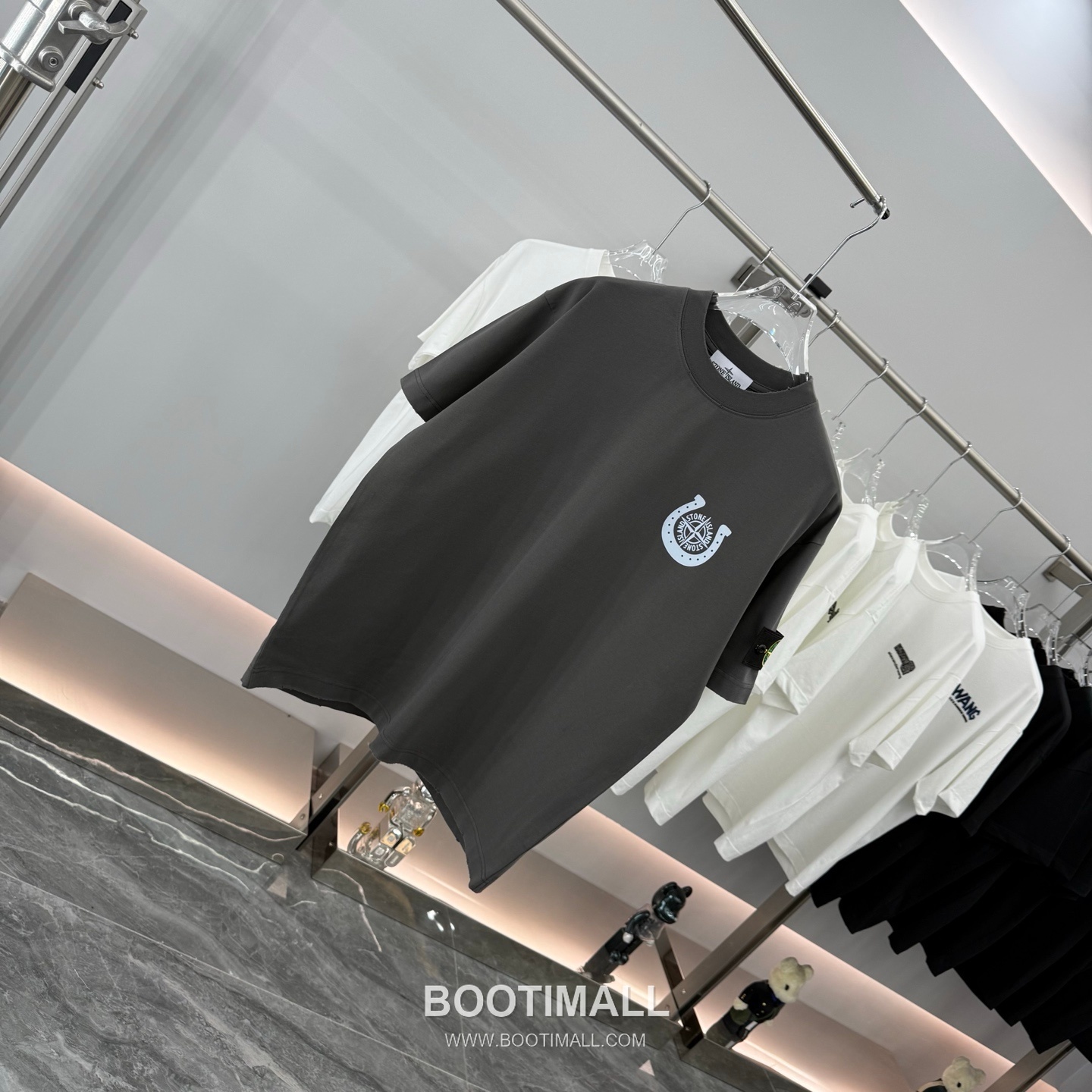 Stone Island 260g Crewneck Tee Black T-shirt 스톤아일랜드 260g 크루넥 티 블랙 티셔츠 8