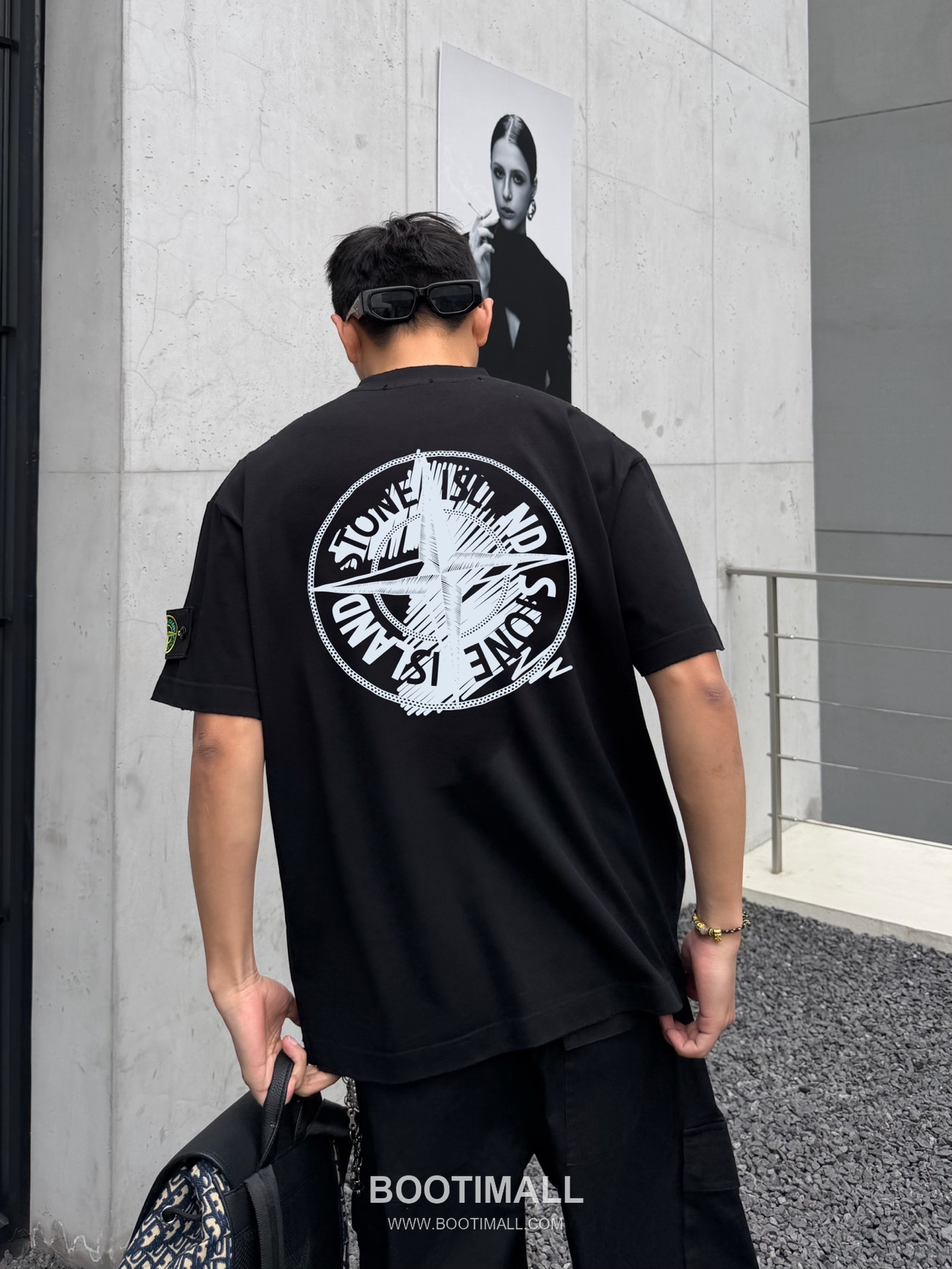 Stone Island 260g Crewneck Tee Black T-shirt 스톤아일랜드 260g 크루넥 티 블랙 티셔츠 4