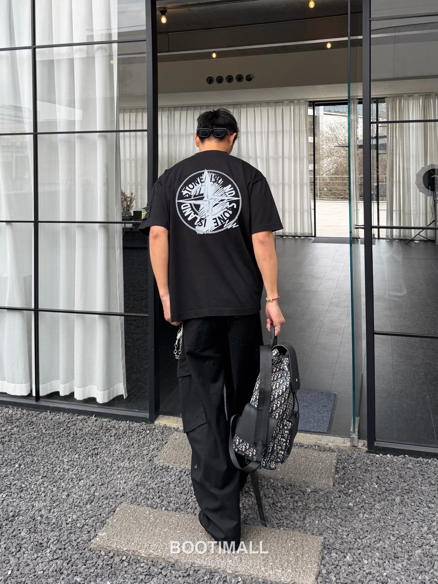 Stone Island 260g Crewneck Tee Black T-shirt 스톤아일랜드 260g 크루넥 티 블랙 티셔츠 5