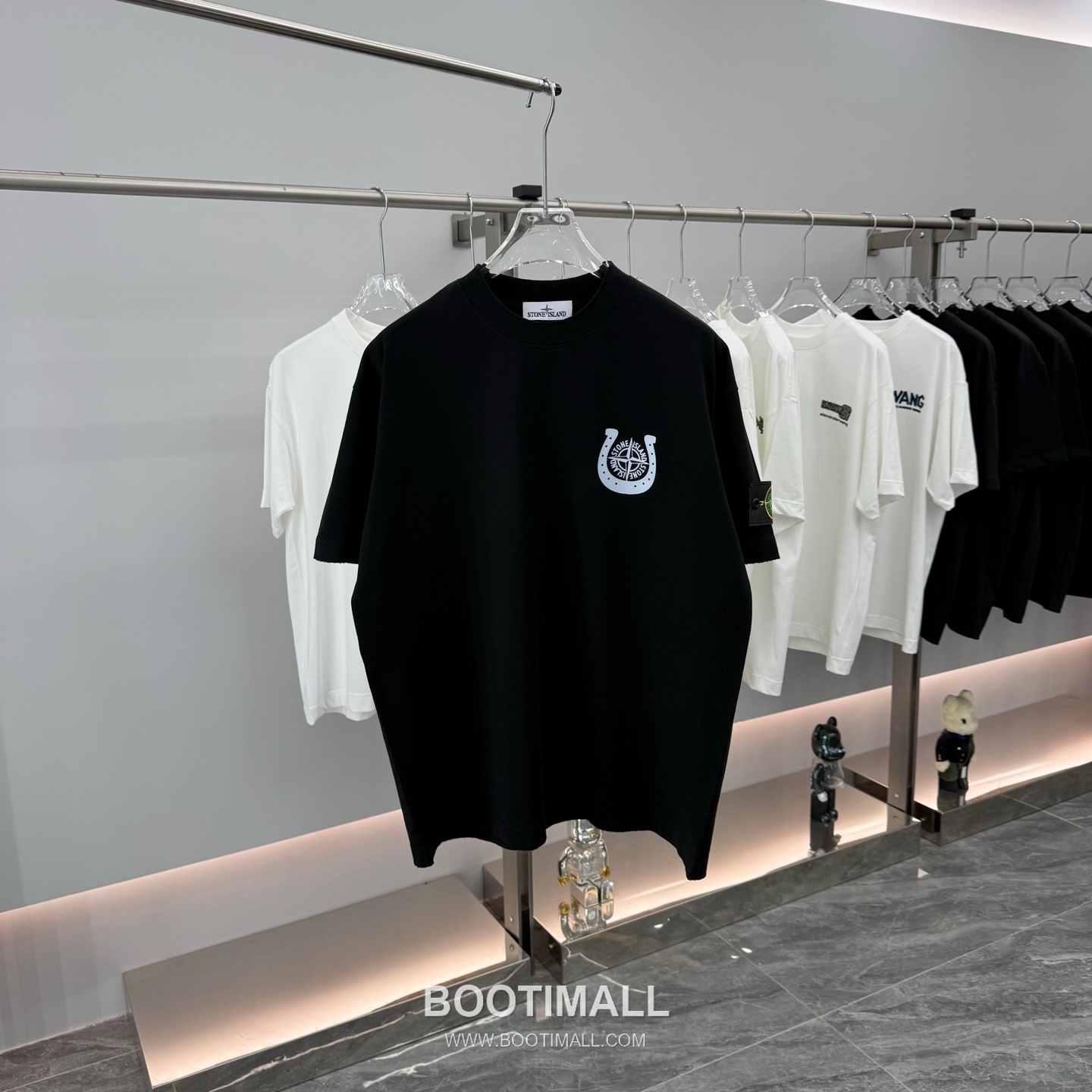 Stone Island 260g Crewneck Tee Black T-shirt 스톤아일랜드 260g 크루넥 티 블랙 티셔츠 7