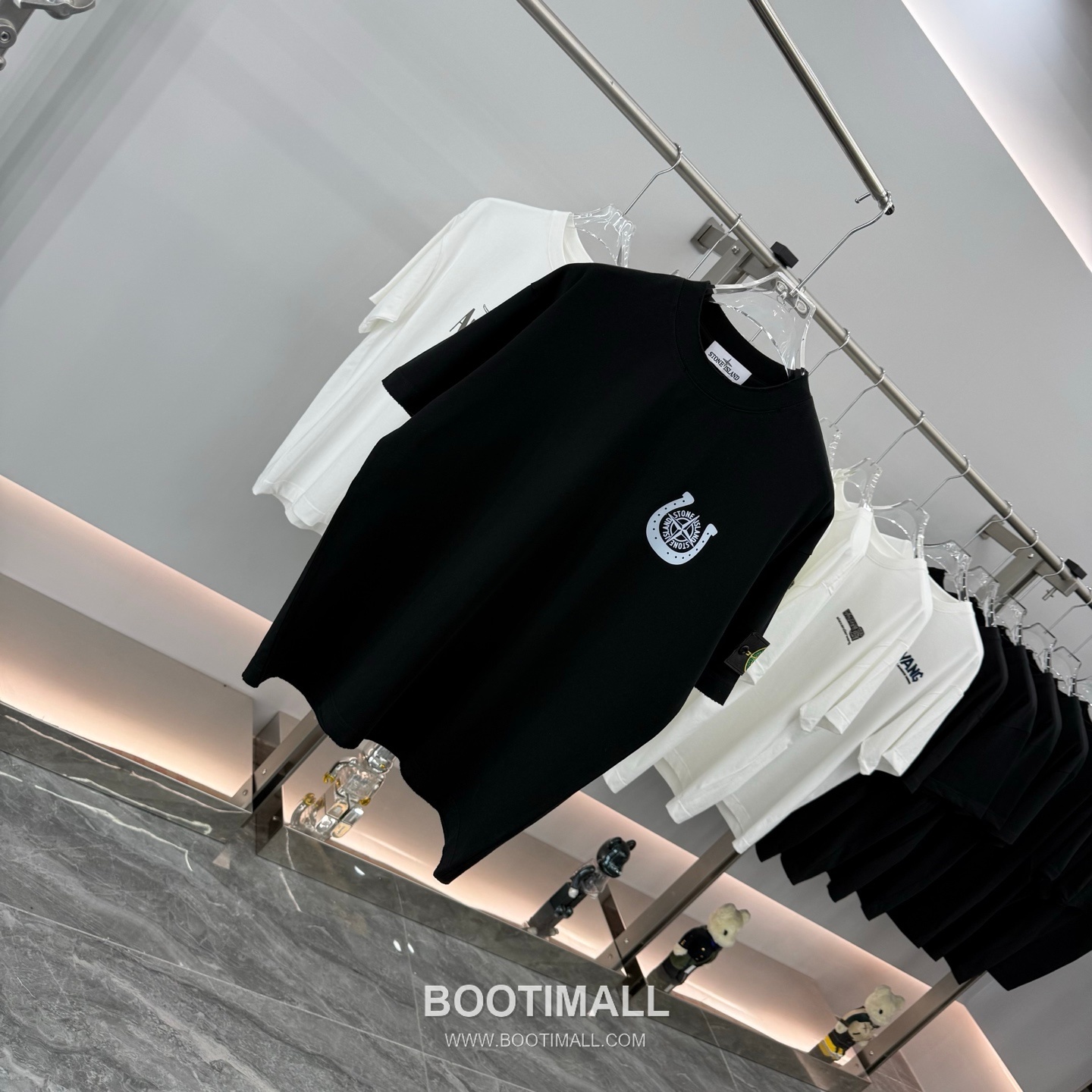 Stone Island 260g Crewneck Tee Black T-shirt 스톤아일랜드 260g 크루넥 티 블랙 티셔츠 8