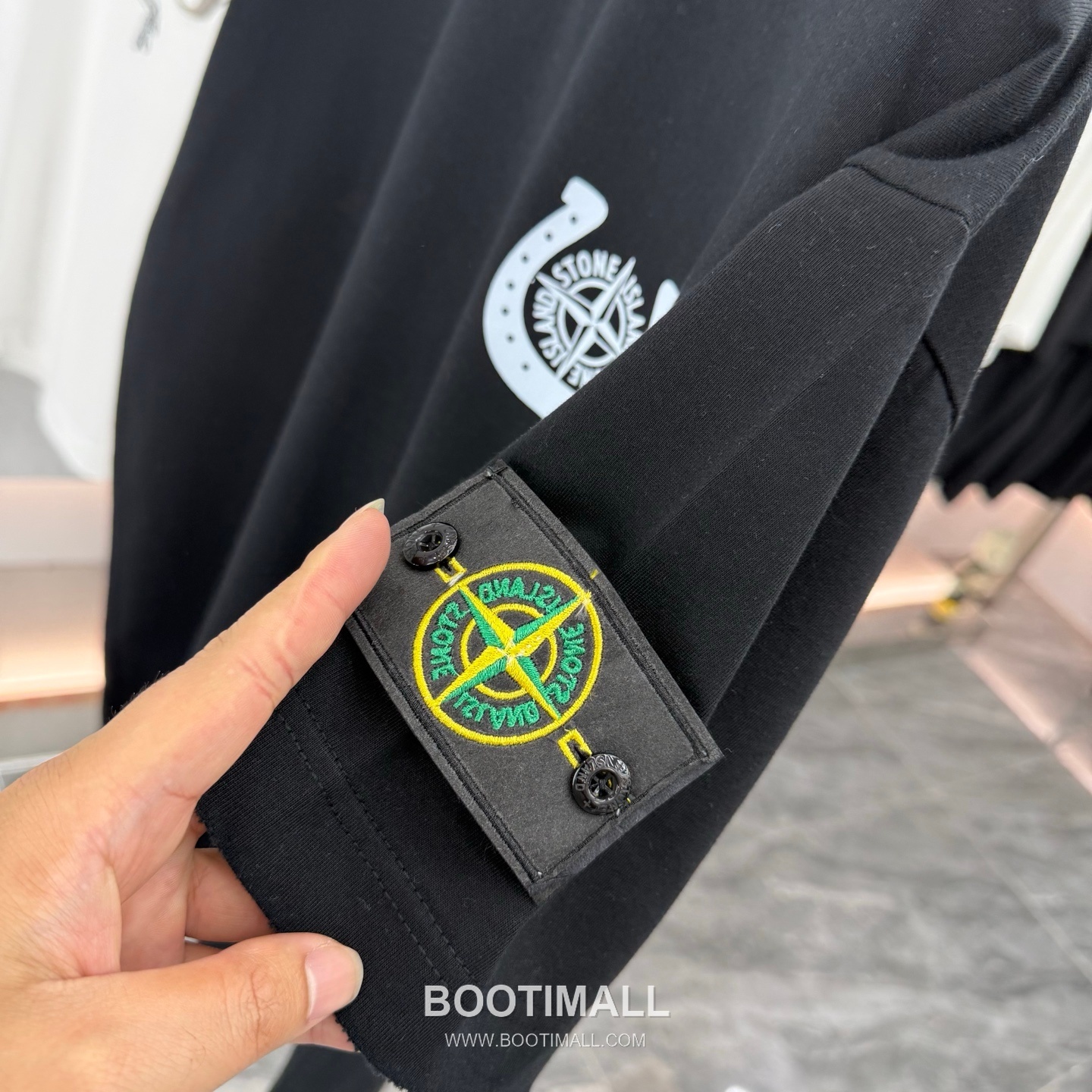 Stone Island 260g Crewneck Tee Black T-shirt 스톤아일랜드 260g 크루넥 티 블랙 티셔츠 13