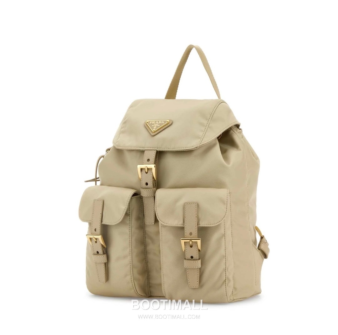 Prada Re-Nylon Backpack Re-Nylon and Leather Black 프라다 리나일론 백팩 1BZ677 리나일론과 레더 블랙 28cm 1