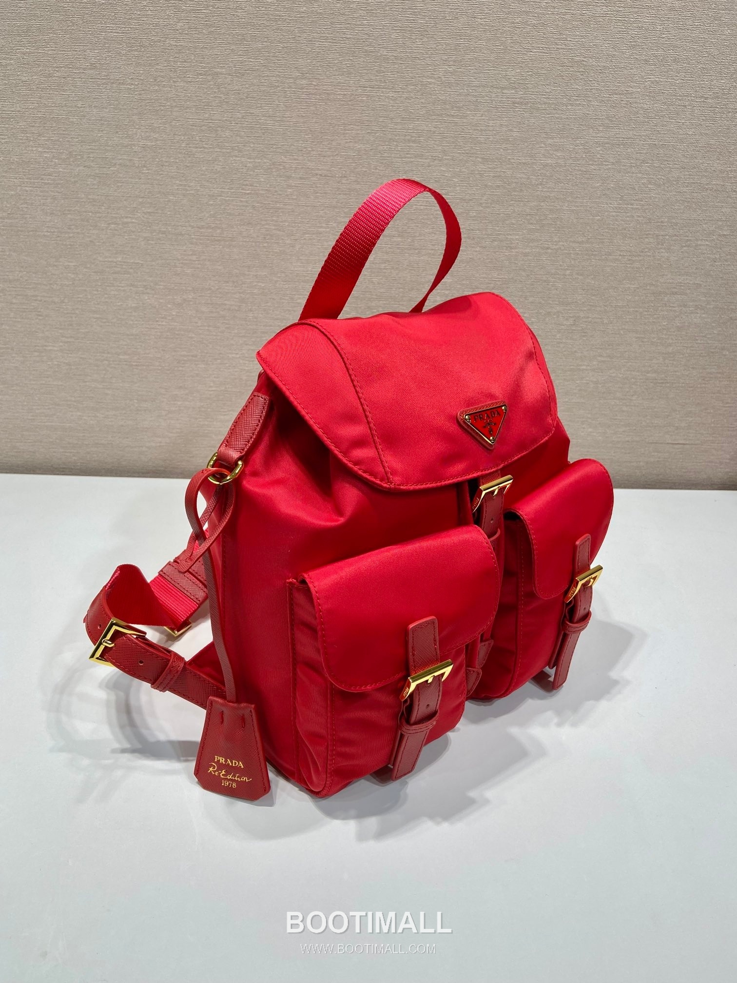 Prada Re-Nylon Backpack Re-Nylon and Leather Black 프라다 리나일론 백팩 1BZ677 리나일론과 레더 블랙 28cm 7