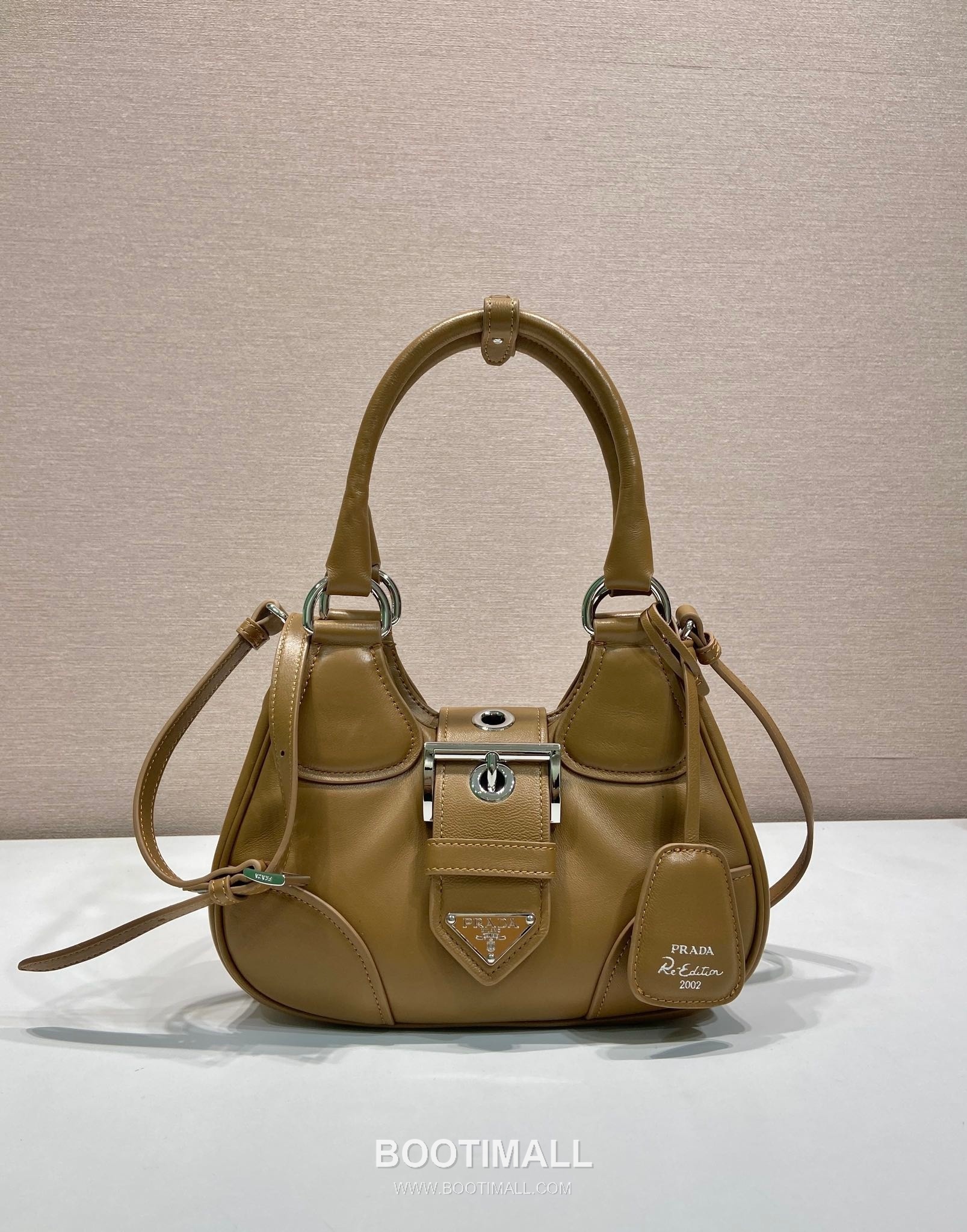 Prada Moon Small Lambskin Lambskin Leather Shoulder Bag 프라다 문 스몰 램스킨 램스킨 레더 숄더백 22.5cm 7