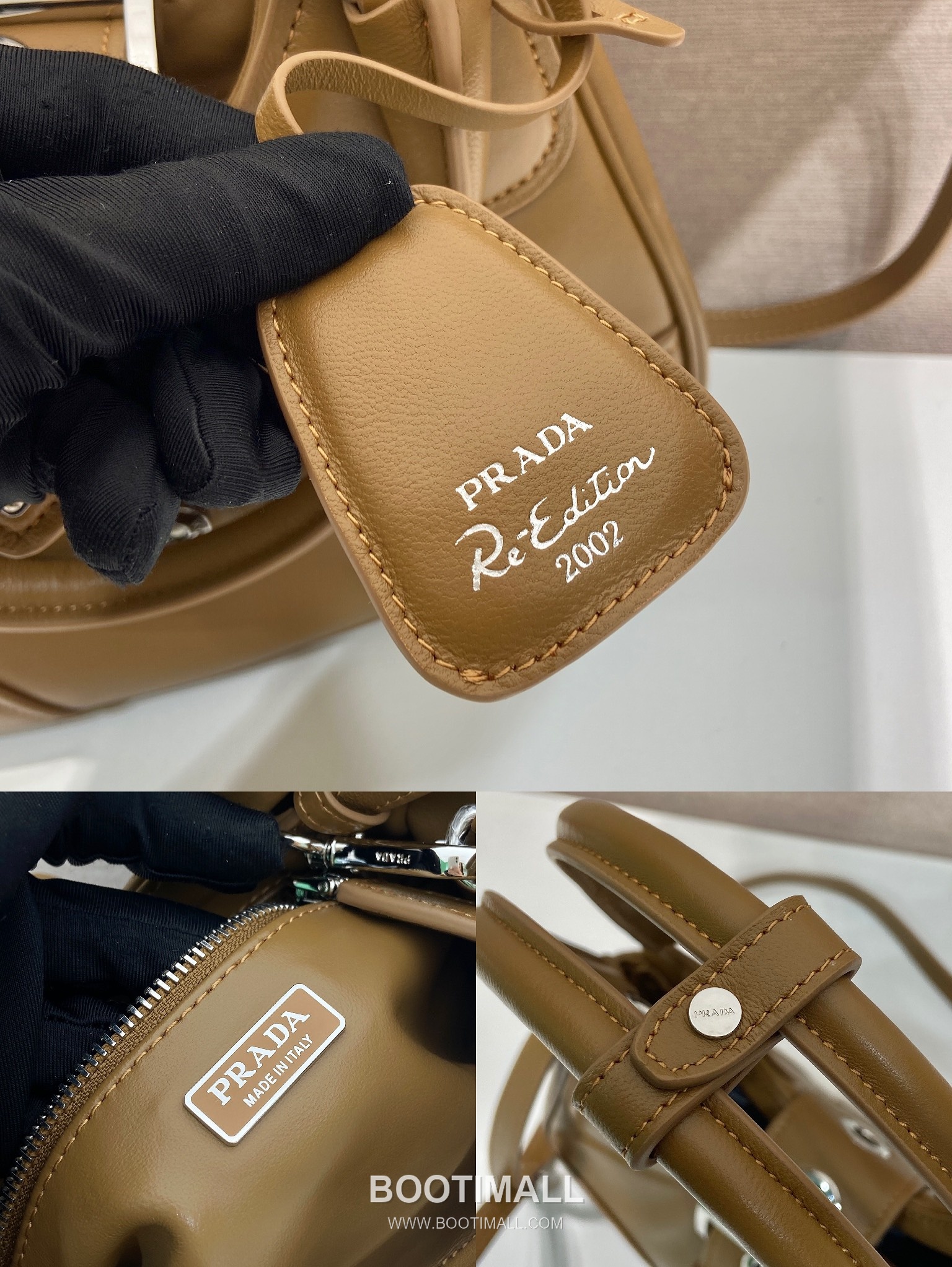 Prada Moon Small Lambskin Lambskin Leather Shoulder Bag 프라다 문 스몰 램스킨 램스킨 레더 숄더백 22.5cm 15