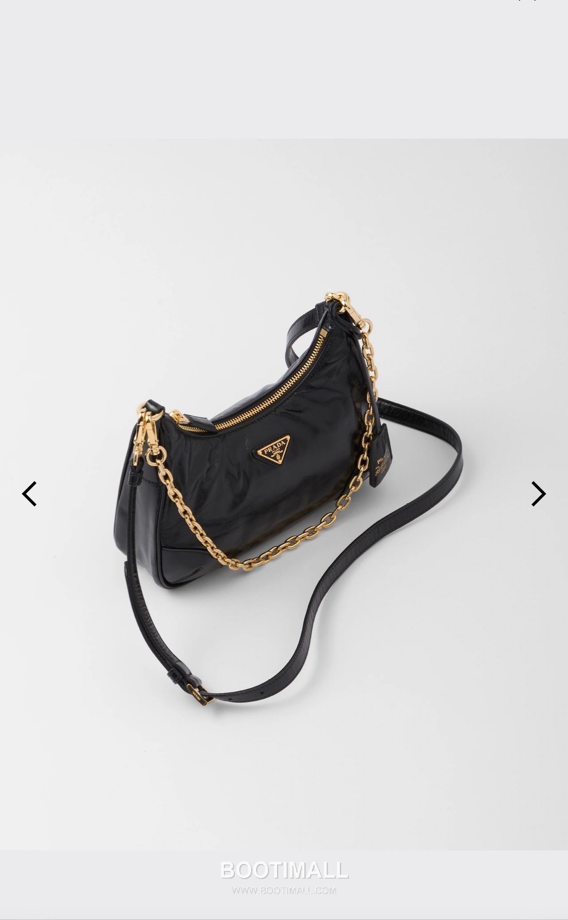 Prada Oiled Leather Hobo Bag 1BC204B 프라다 오일드 카우하이드 호보백 23cm 1