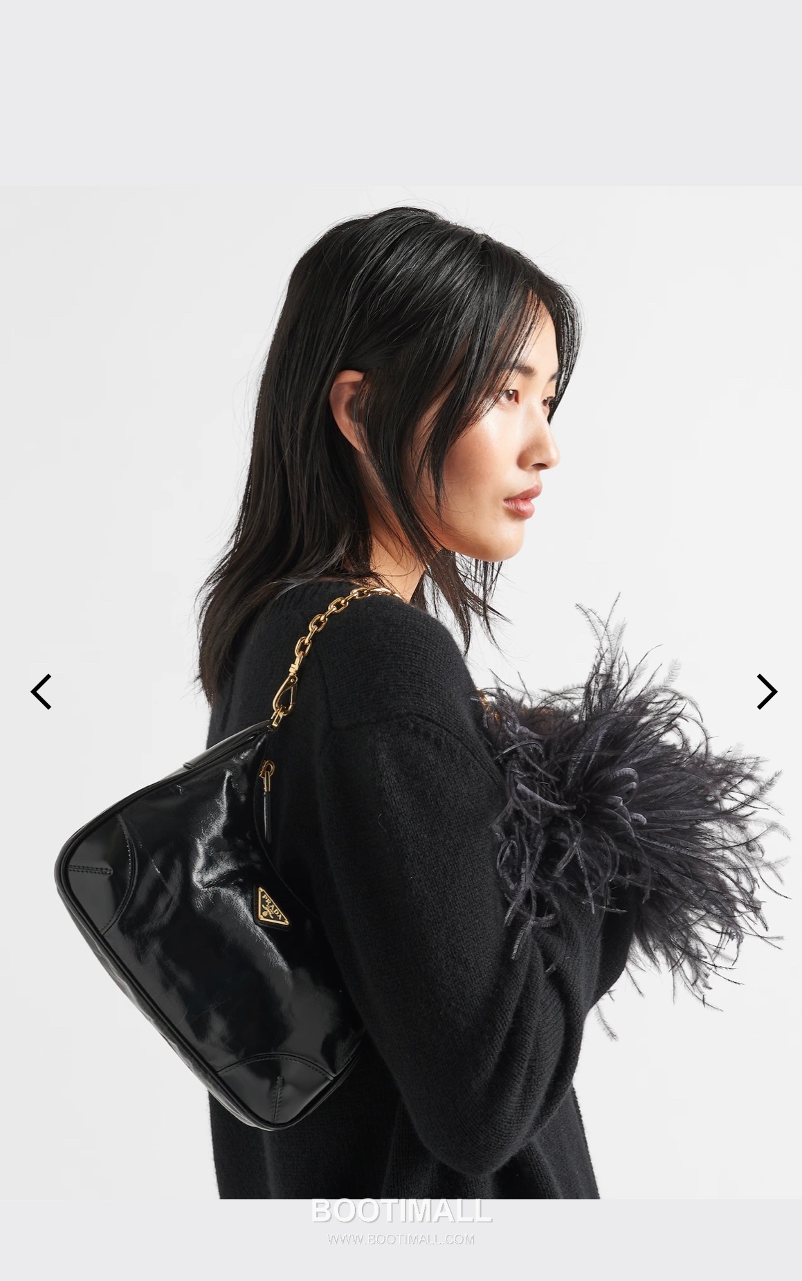 Prada Oiled Leather Hobo Bag 1BC204B 프라다 오일드 카우하이드 호보백 23cm 2