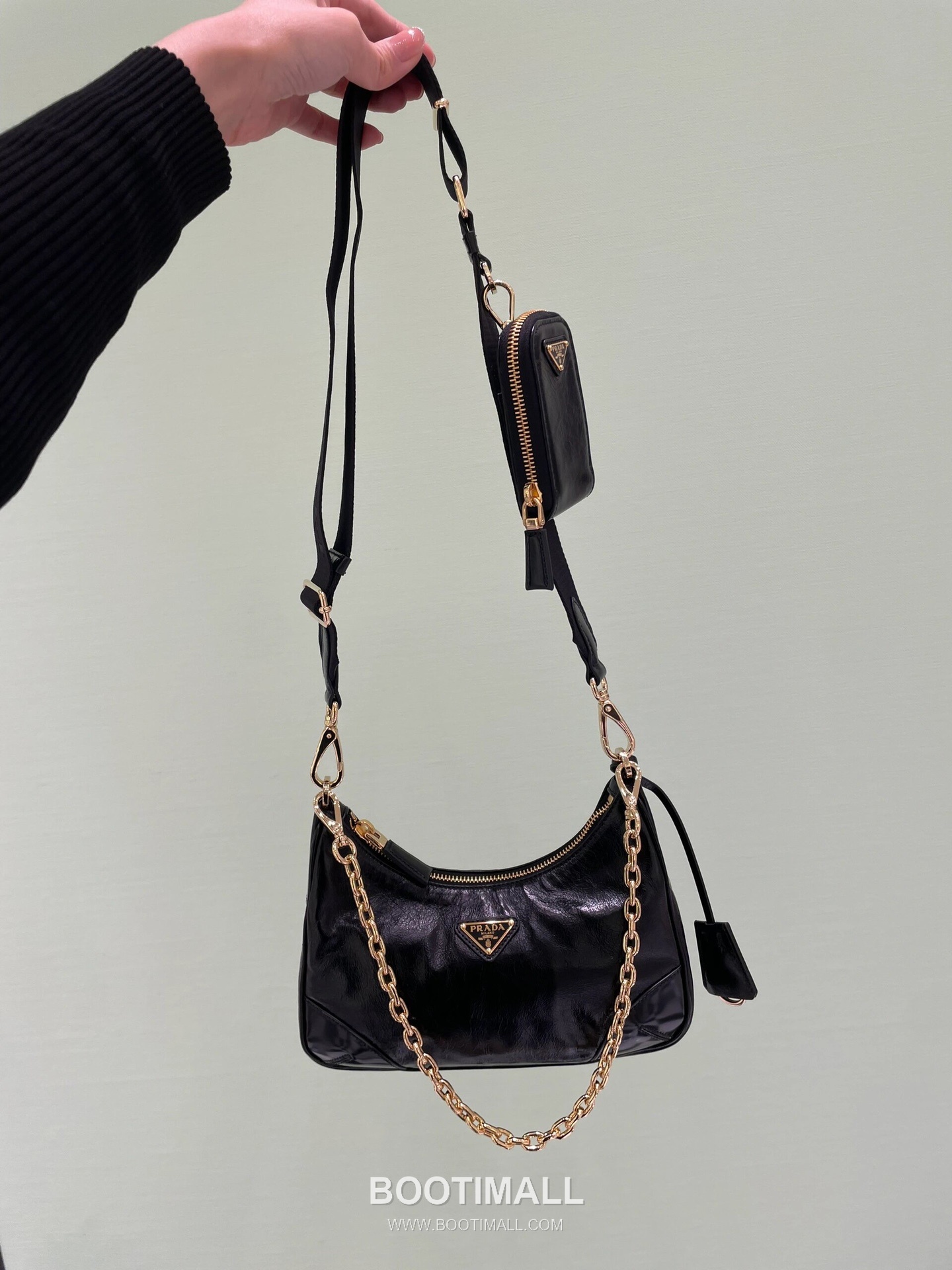 Prada Oiled Leather 3-in-1 Multi Bag 1BC204 프라다 오일드 카우하이드 3WAY 멀티백 23cm 3