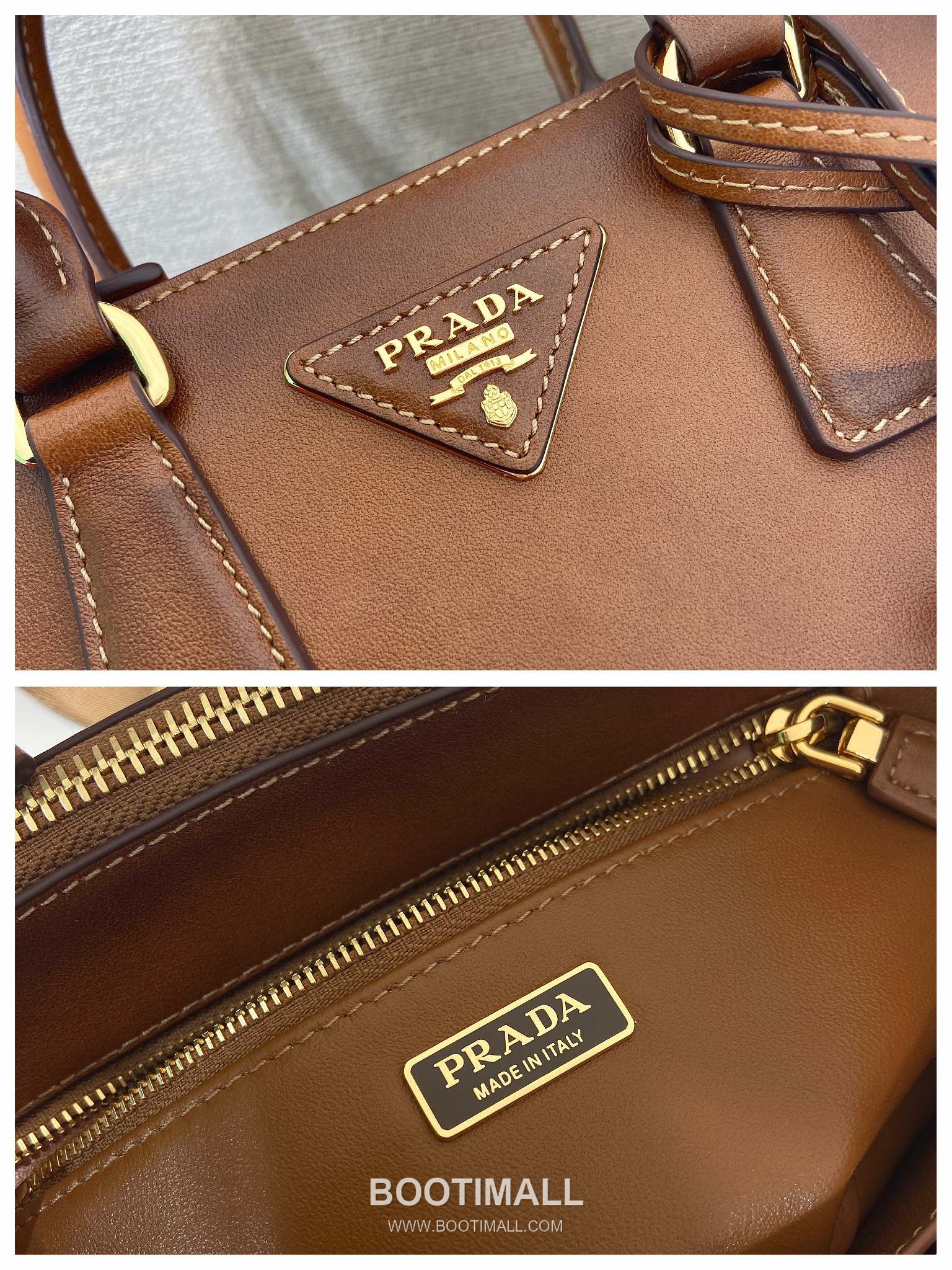 Prada Galleria Mini Intrecciato Calfskin Top Handle Bag 프라다 갤러리아 미니 인트레치아토 카프스킨 탑핸들백 21cm 11