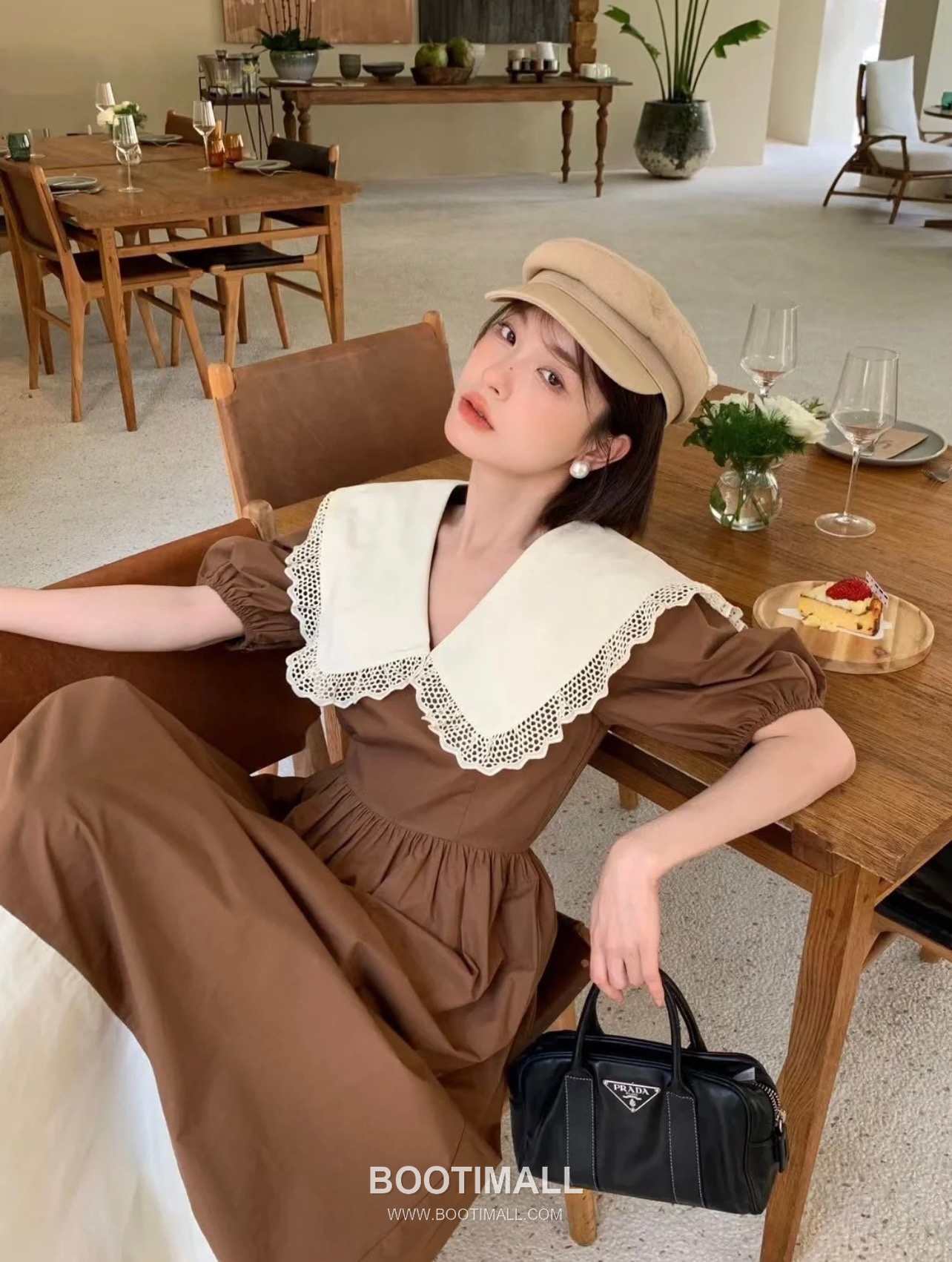 Prada Boston Calfskin Leather Black Boston Bag 프라다 1BA846 보스턴 송아지가죽 블랙 보스턴백 24cm 2