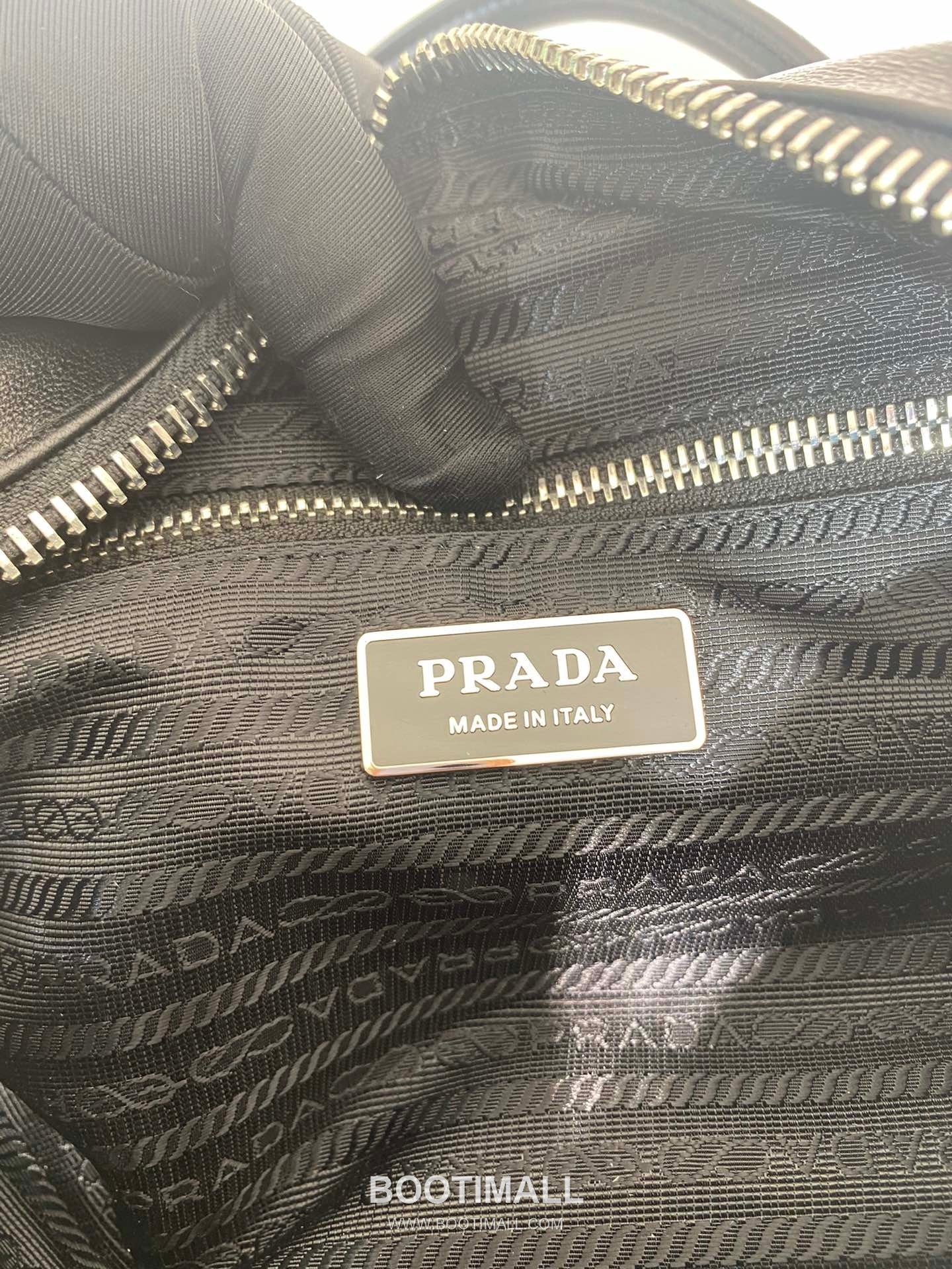Prada Boston Calfskin Leather Black Boston Bag 프라다 1BA846 보스턴 송아지가죽 블랙 보스턴백 24cm 12
