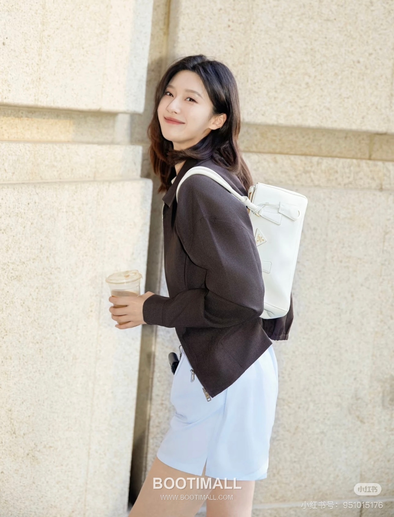 Prada Top Handle Calfskin Leather Handbag 프라다 1BA457 탑 핸들 카프스킨 레더 핸드백 28cm 1