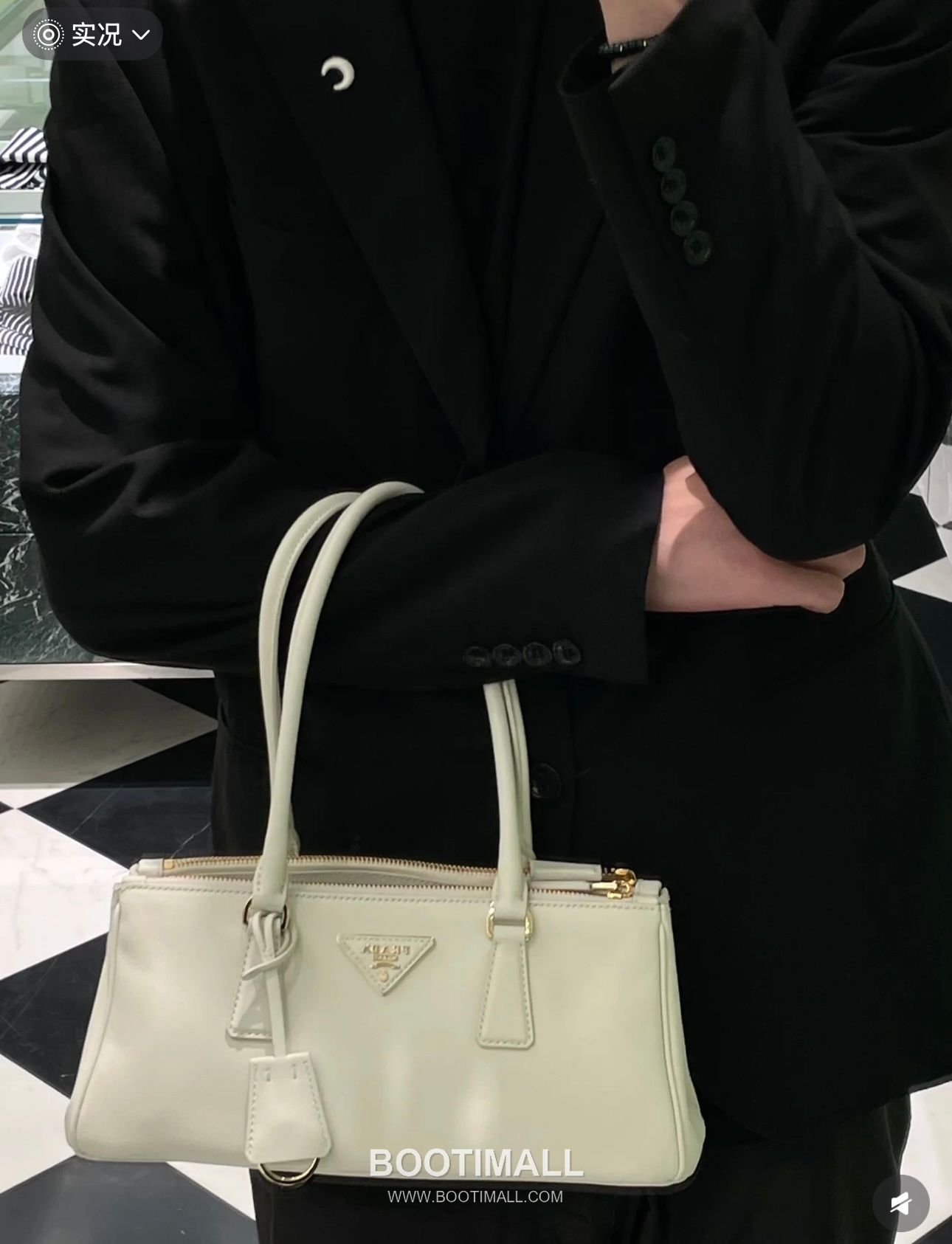 Prada Top Handle Calfskin Leather Handbag 프라다 1BA457 탑 핸들 카프스킨 레더 핸드백 28cm 3