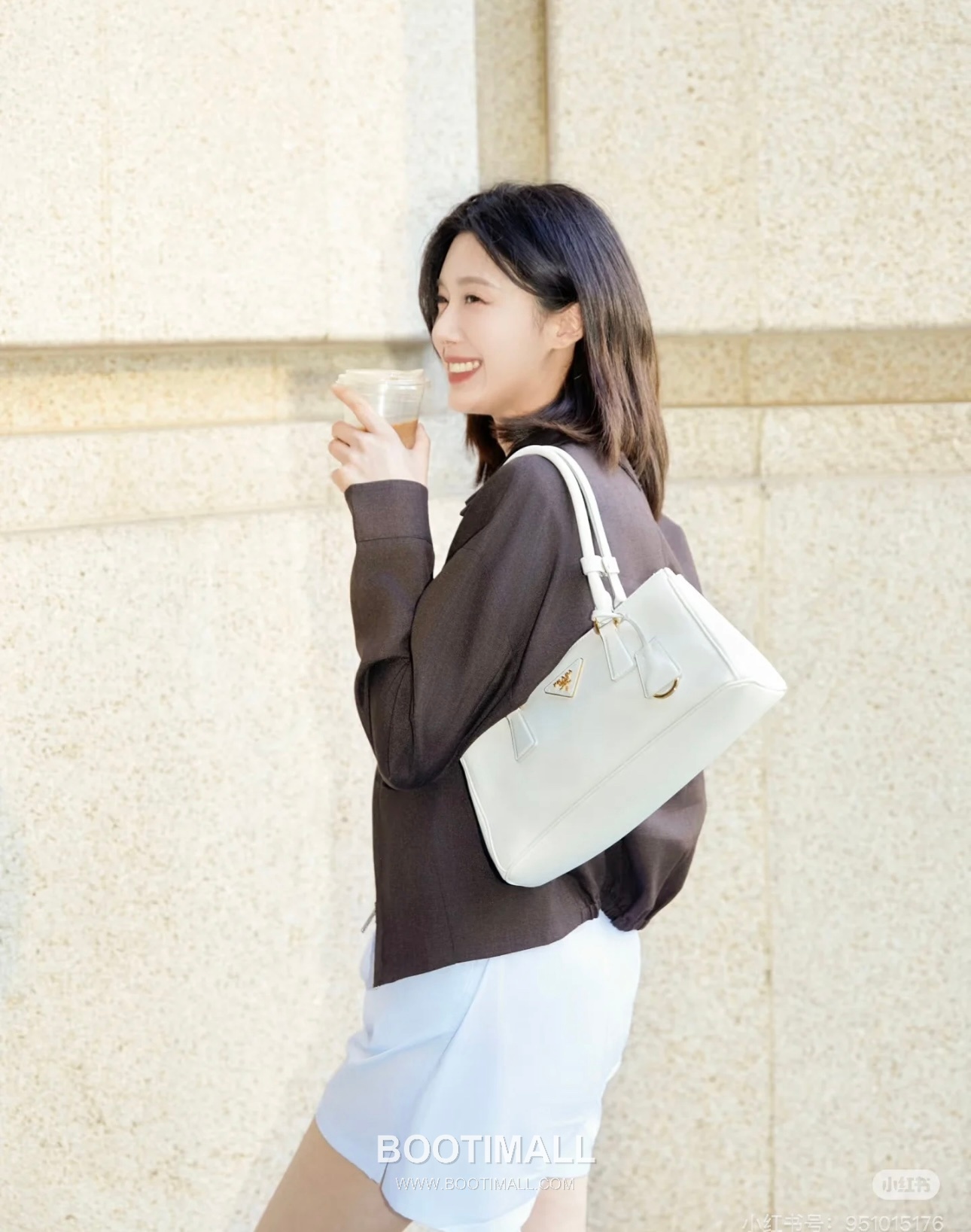 Prada Top Handle Calfskin Leather Handbag 프라다 1BA457 탑 핸들 카프스킨 레더 핸드백 28cm 5