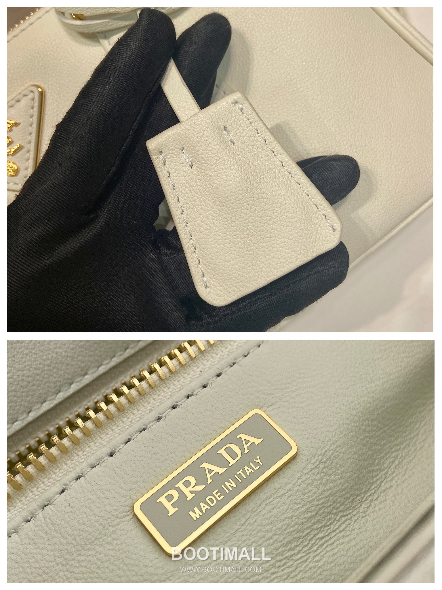Prada Top Handle Calfskin Leather Handbag 프라다 1BA457 탑 핸들 카프스킨 레더 핸드백 28cm 14