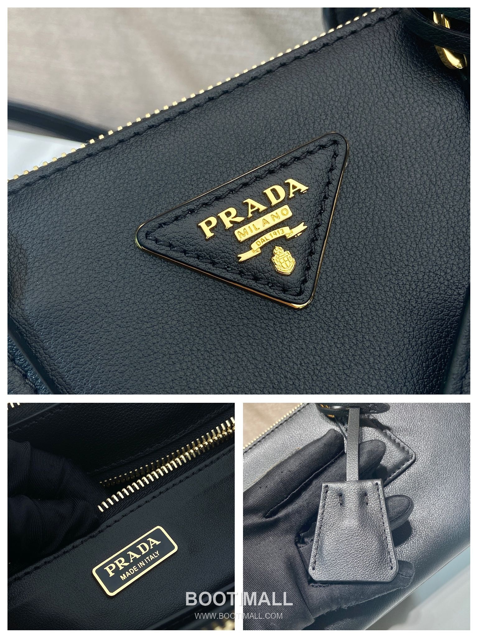 Prada Satchel Calfskin Leather Satchel Bag 프라다 1BA457 새틀 카프스킨 레더 새틀백 28cm 13