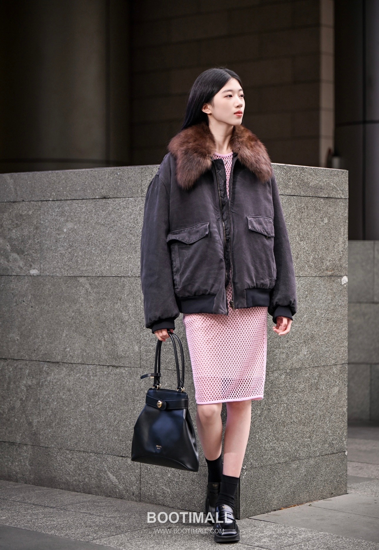 Prada Calfskin Tote Calfskin and Lambskin Shoulder Bag 프라다 1BG567 카프스킨 토트 카프스킨과 램스킨 숄더백 31cm 2