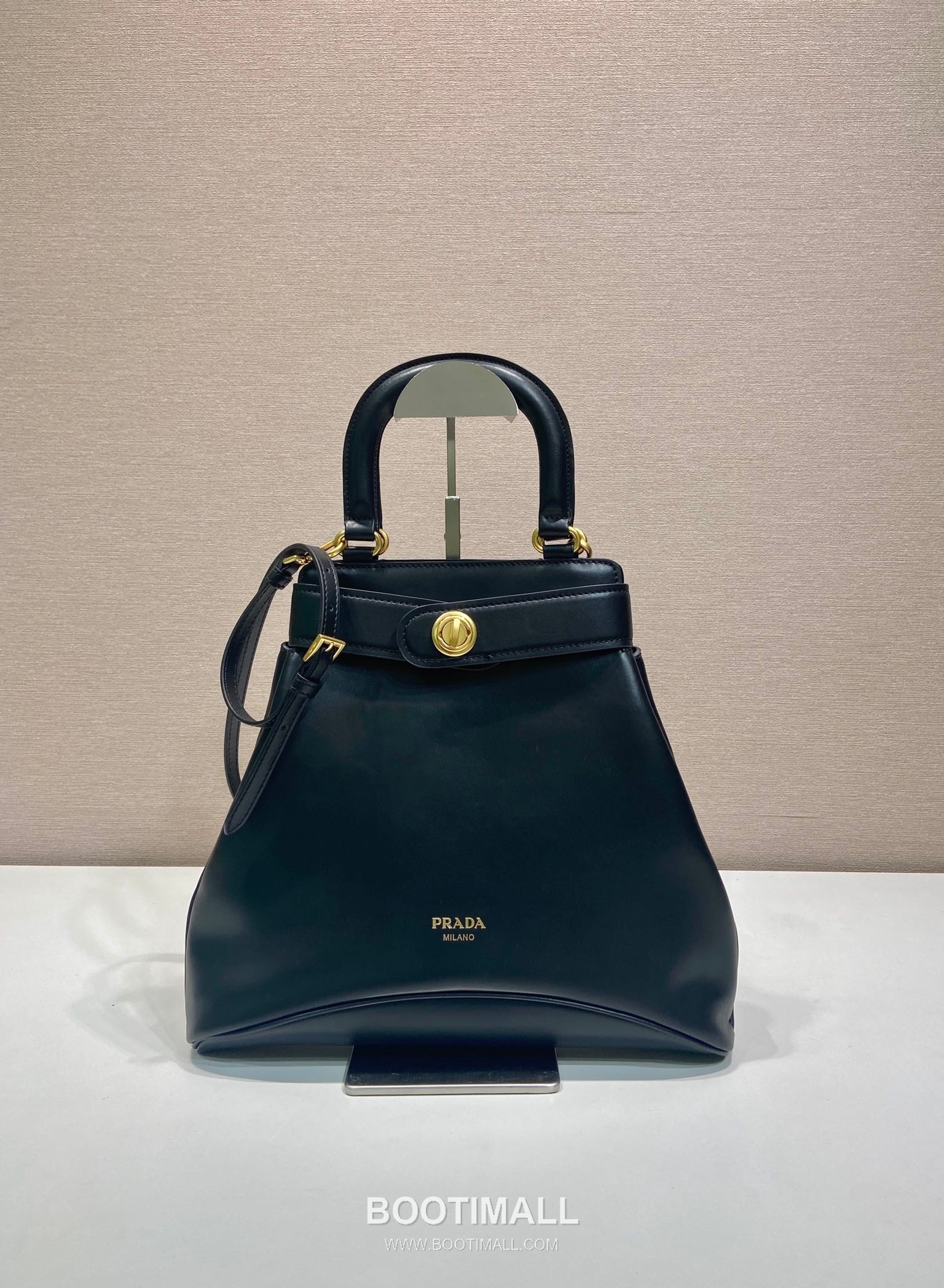 Prada Calfskin Tote Calfskin and Lambskin Shoulder Bag 프라다 1BG567 카프스킨 토트 카프스킨과 램스킨 숄더백 31cm 6