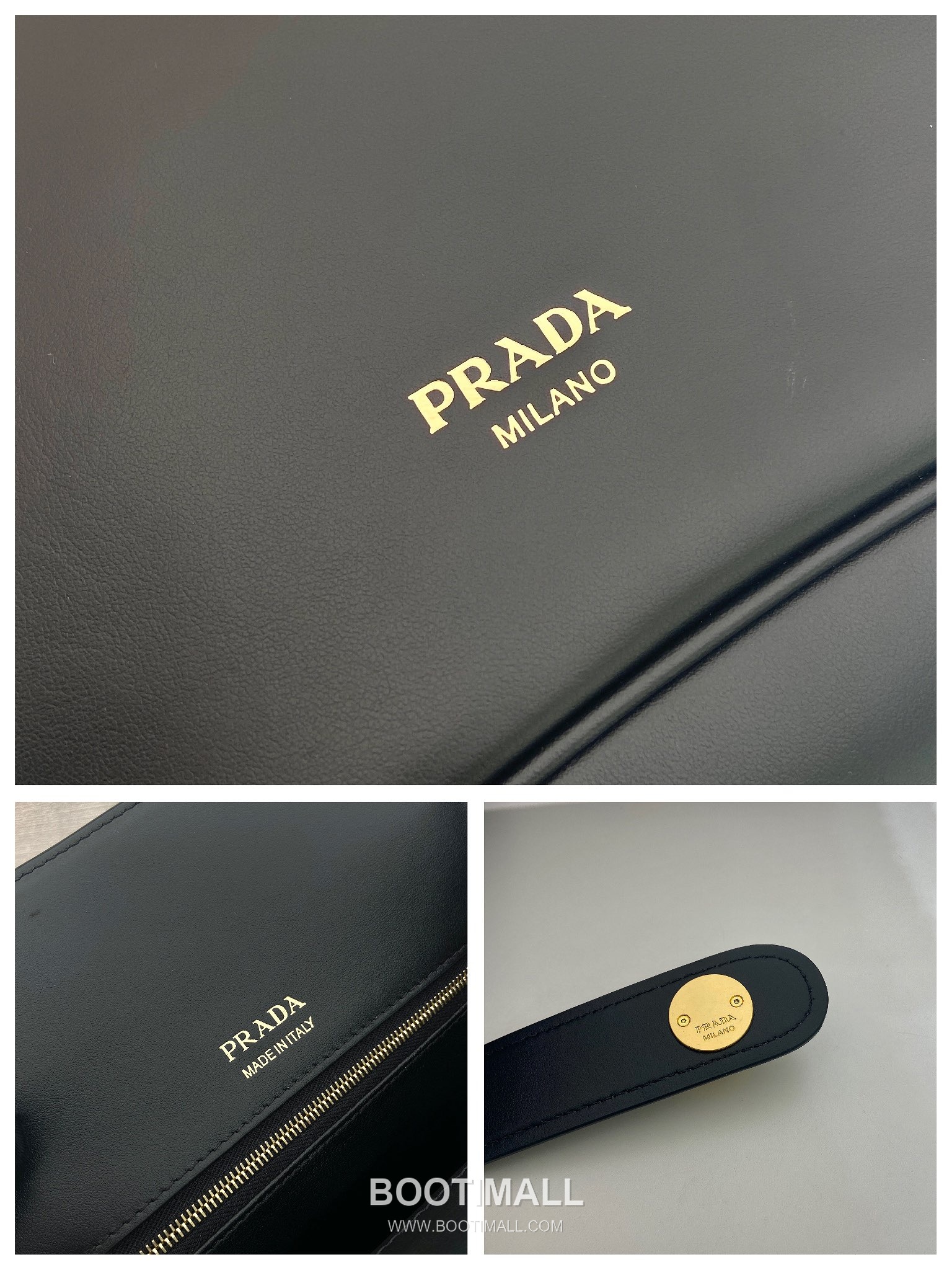 Prada Calfskin Tote Calfskin and Lambskin Shoulder Bag 프라다 1BG567 카프스킨 토트 카프스킨과 램스킨 숄더백 31cm 14