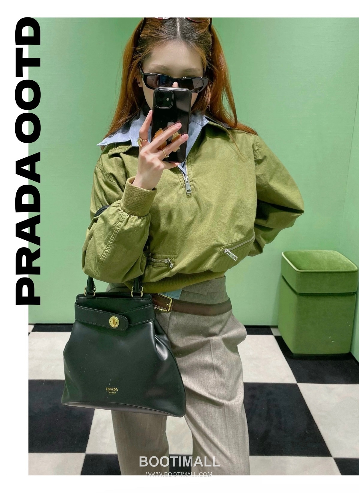 Prada Calfskin Tote Calfskin and Lambskin Tote Bag 프라다 1BG567 카프스킨 토트 카프스킨과 램스킨 토트백 31cm 1