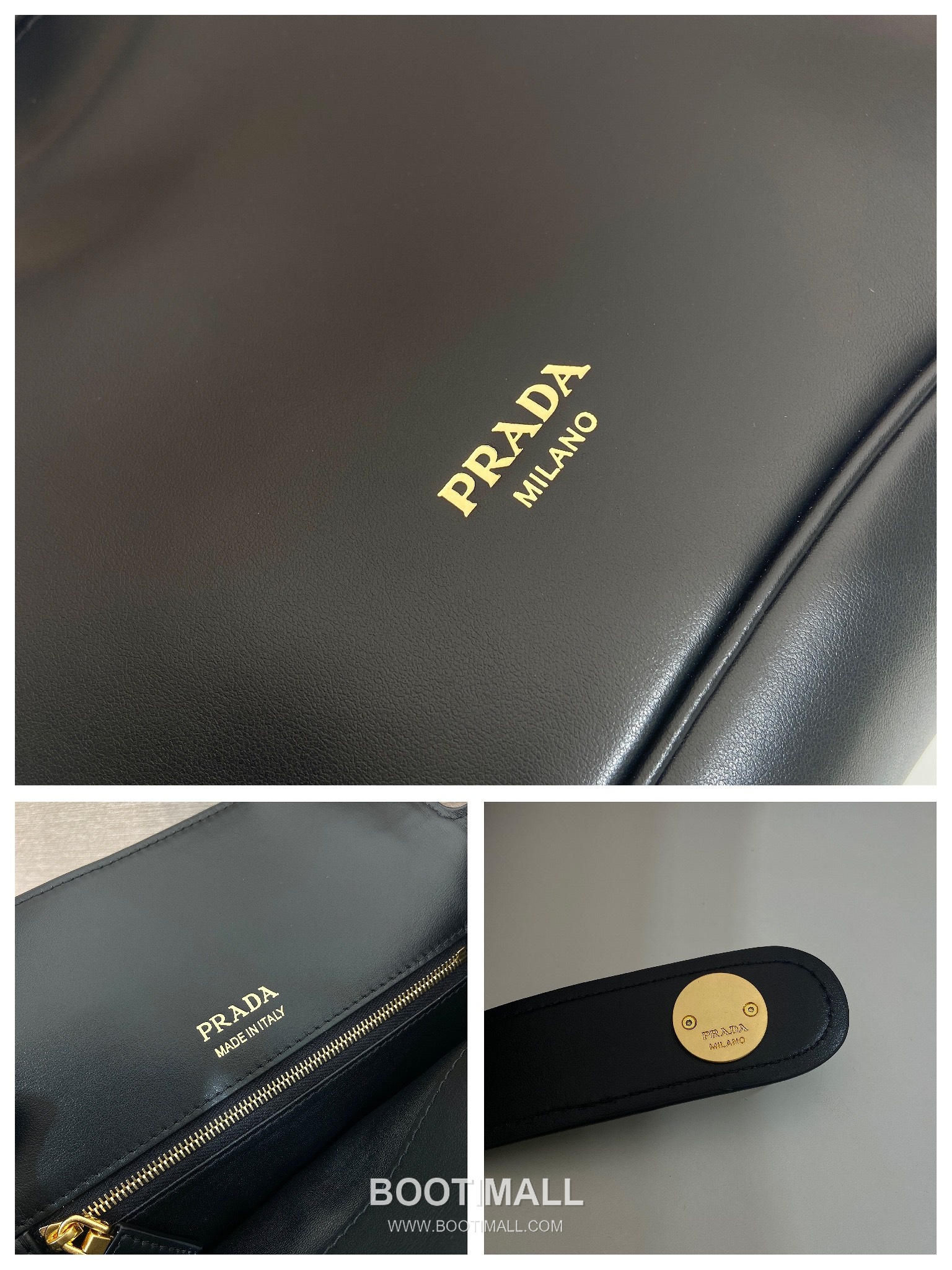 Prada Calfskin Tote Calfskin and Lambskin Tote Bag 프라다 1BG567 카프스킨 토트 카프스킨과 램스킨 토트백 31cm 11