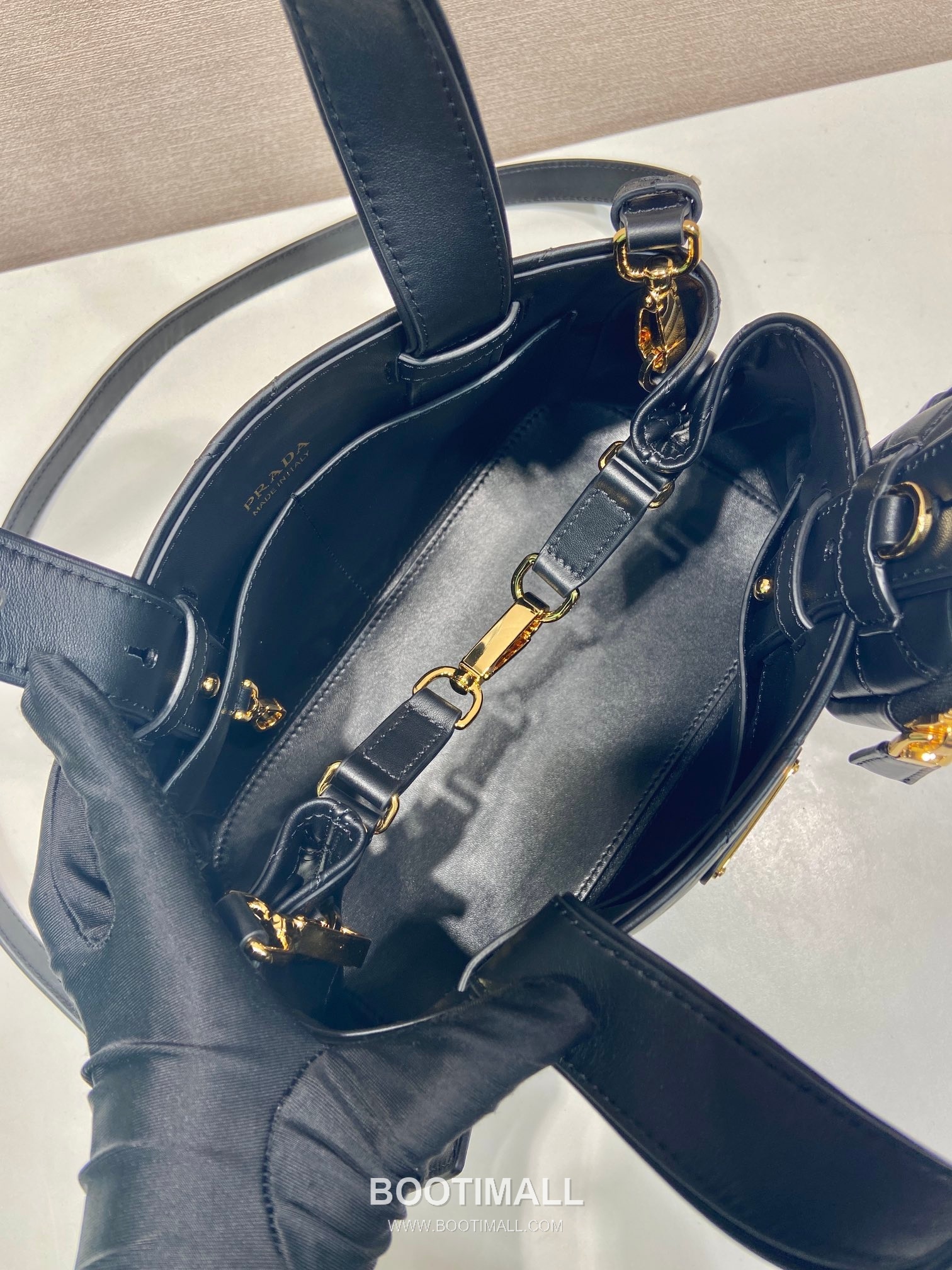 Prada Symbole Stitch Small Tote Tote Bag 프라다 심볼 스티치 스몰 토트 1BG548 토트백 26cm 10