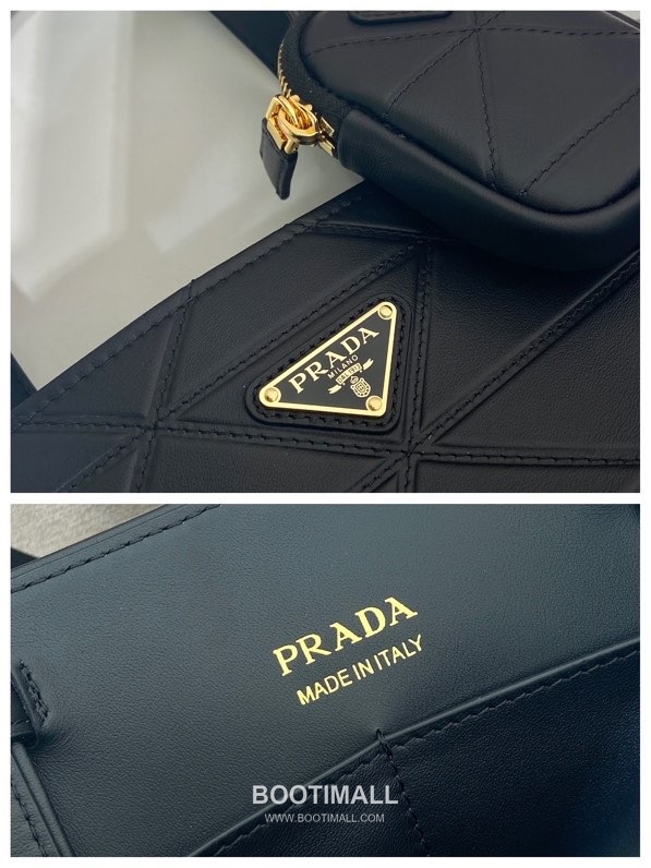Prada Symbole Stitch Medium Leather Tote Bag 프라다 심볼 스티치 미디엄 레더 토트백 33cm 12