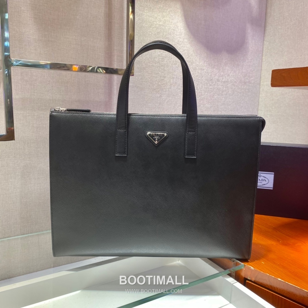 Prada Saffiano Brief Tote Saffiano Leather Briefcase 프라다 2VG039 사피아노 브리프 토트 사피아노 레더 브리프케이스 40cm 4