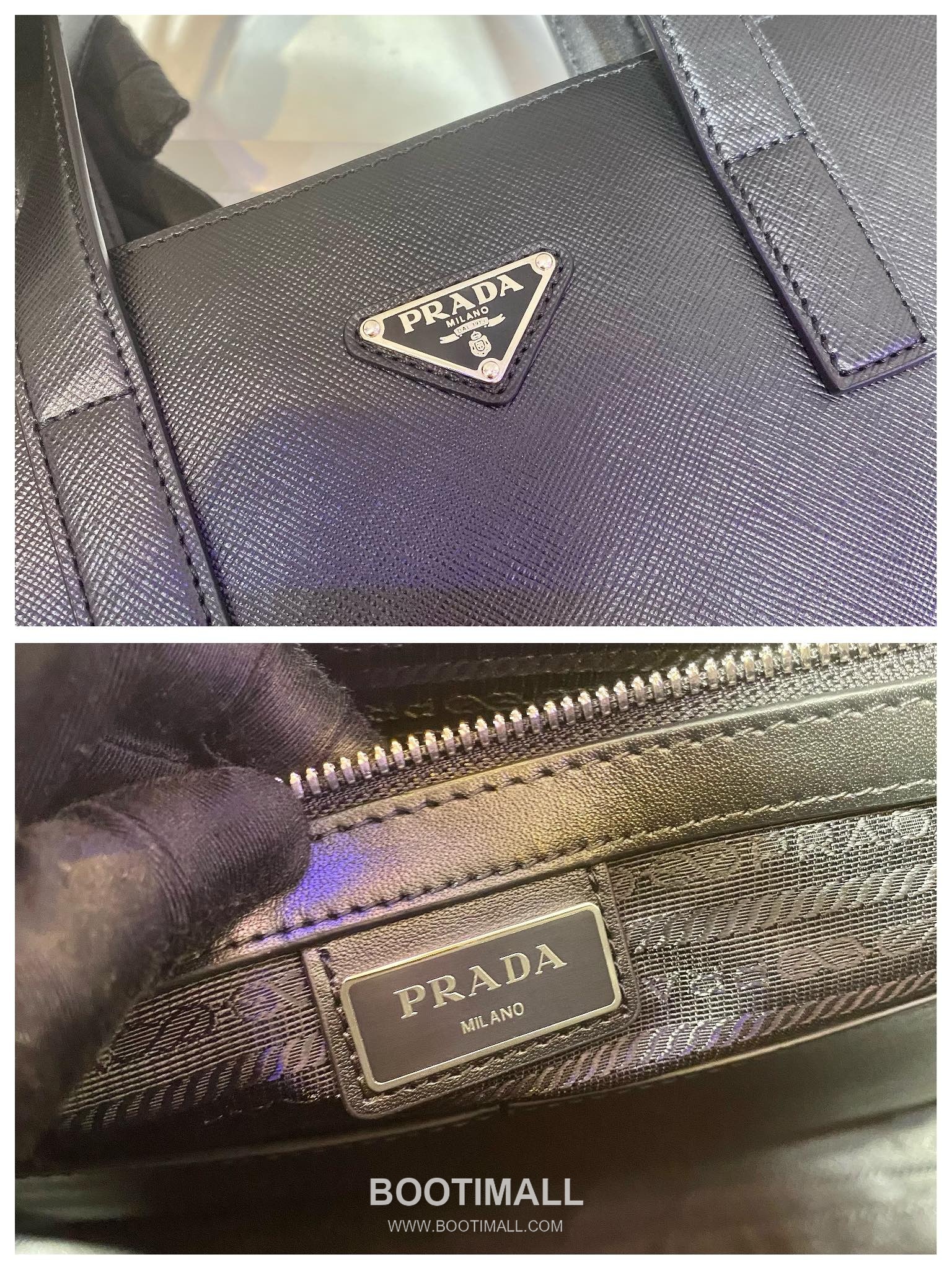 Prada Saffiano Brief Tote Saffiano Leather Briefcase 프라다 2VG039 사피아노 브리프 토트 사피아노 레더 브리프케이스 40cm 10