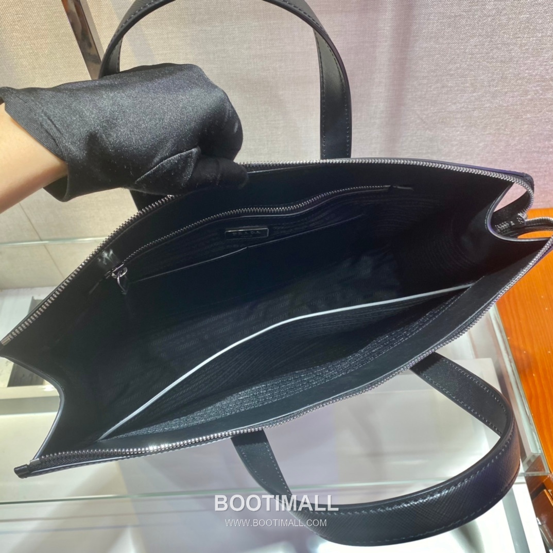 Prada Saffiano Brief Tote Saffiano Leather Briefcase 프라다 2VG039 사피아노 브리프 토트 사피아노 레더 브리프케이스 40cm 11