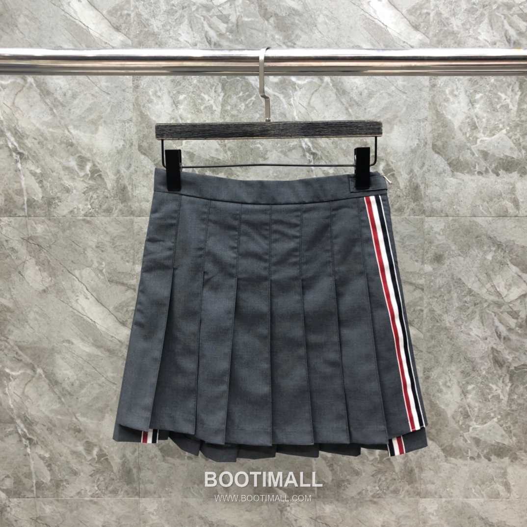 Thom Browne Side Knit Colorblock Skirt Gray 톰브라운 사이드 니트 배색 스커트 그레이 4