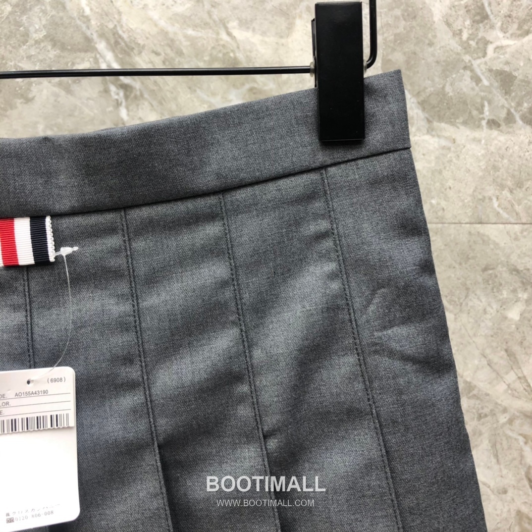 Thom Browne Side Knit Colorblock Skirt Gray 톰브라운 사이드 니트 배색 스커트 그레이 9