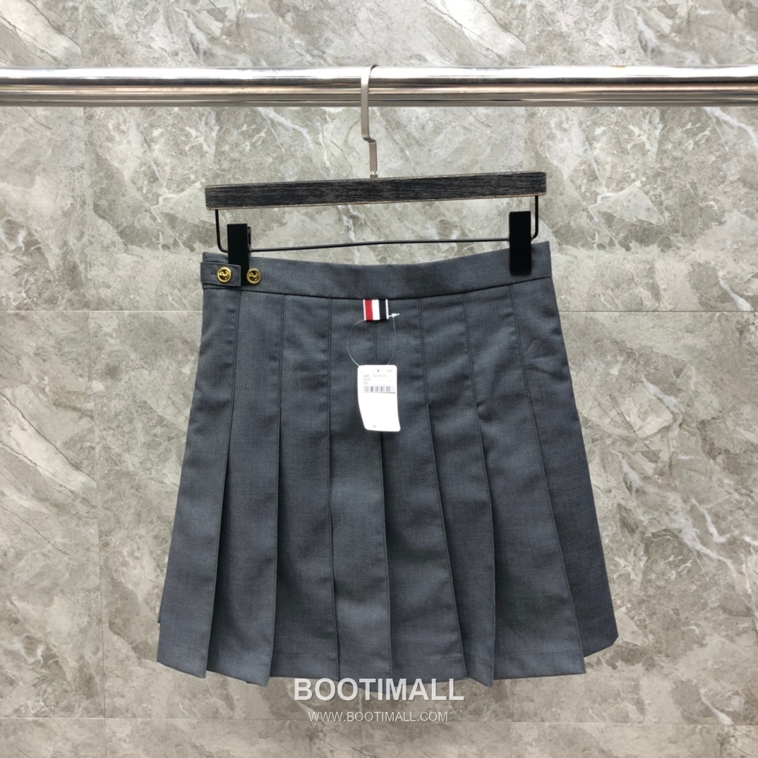 Thom Browne Side Knit Colorblock Skirt Gray 톰브라운 사이드 니트 배색 스커트 그레이 11