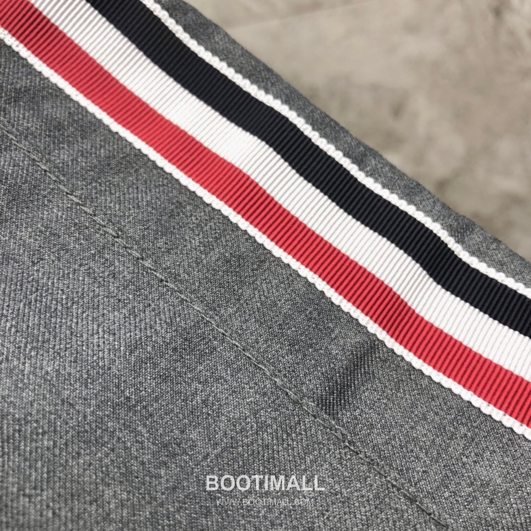 Thom Browne Side Knit Colorblock Skirt Gray 톰브라운 사이드 니트 배색 스커트 그레이 4