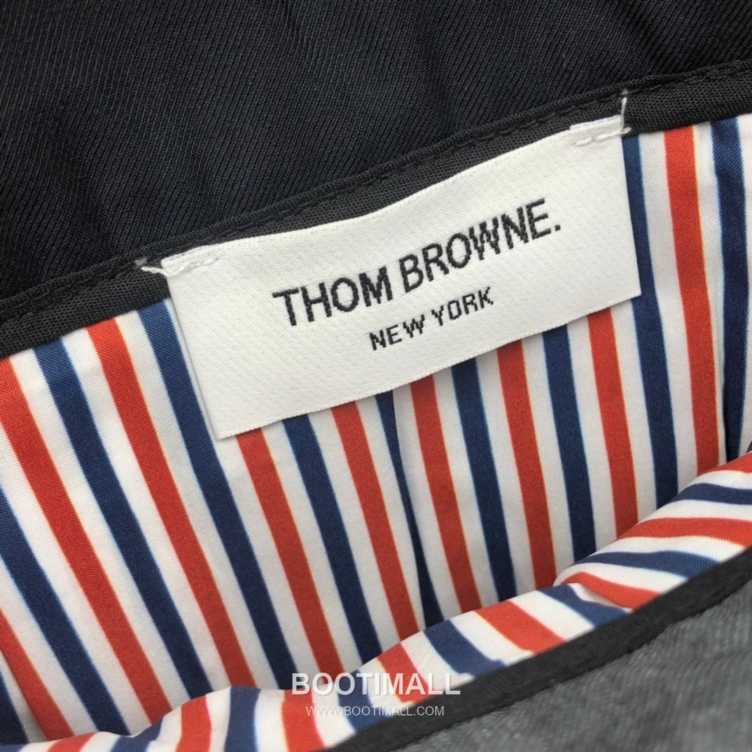 Thom Browne Side Knit Colorblock Skirt Gray 톰브라운 사이드 니트 배색 스커트 그레이 6