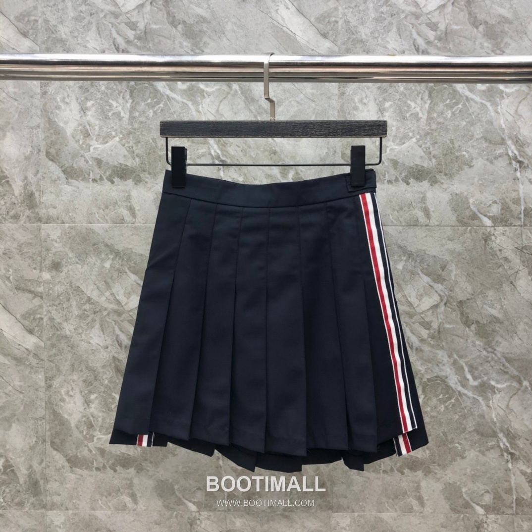 Thom Browne Side Knit Colorblock Skirt Gray 톰브라운 사이드 니트 배색 스커트 그레이 1