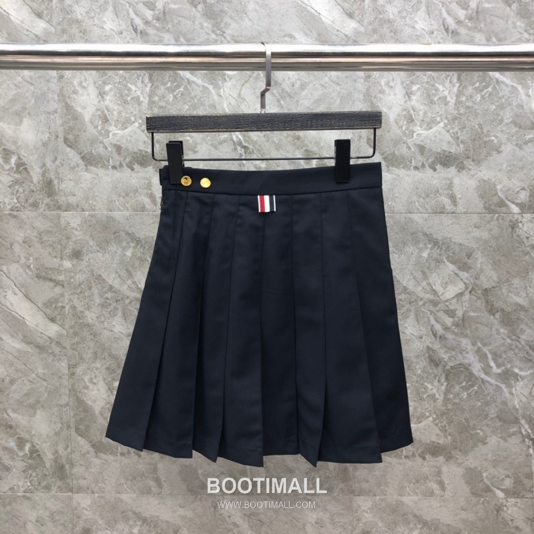 Thom Browne Side Knit Colorblock Skirt Gray 톰브라운 사이드 니트 배색 스커트 그레이 7